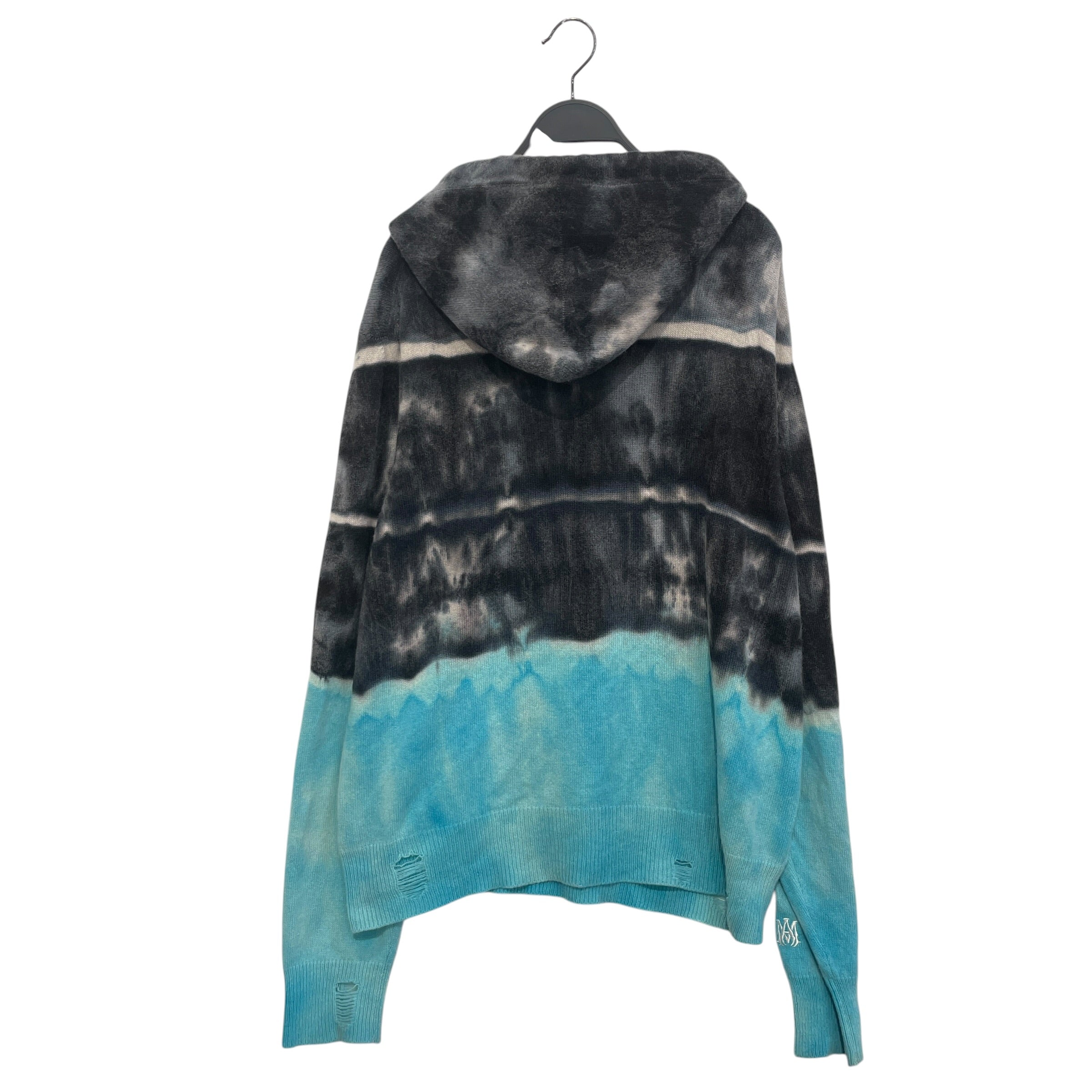 AMIRI/Hoodie/M/Cashmere/BLU/BLU GRY TIE DYE HOODIE view 2