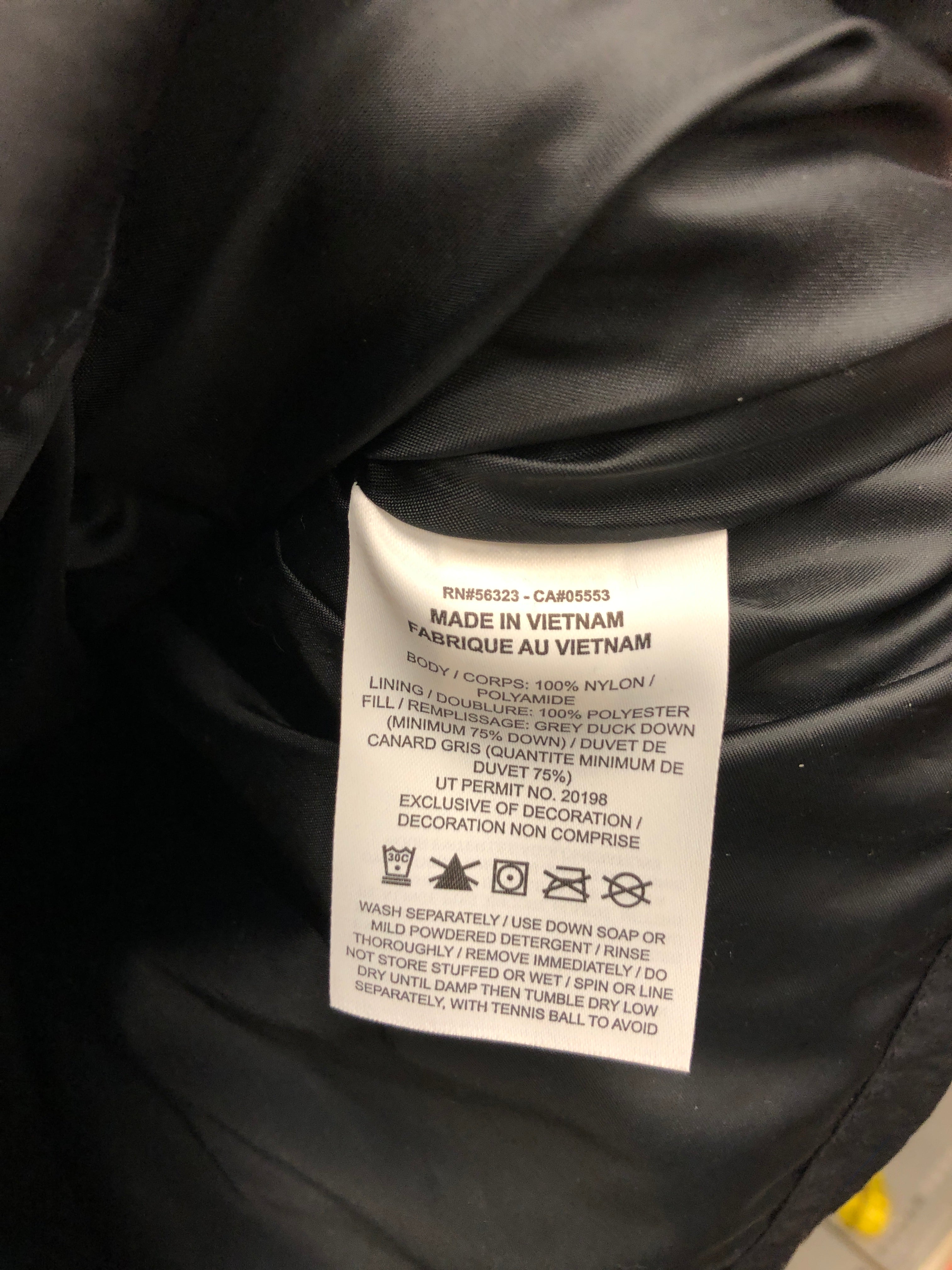 NOCTA/Puffer Jkt/M/Nylon/BLK/VEST, center logo view 4