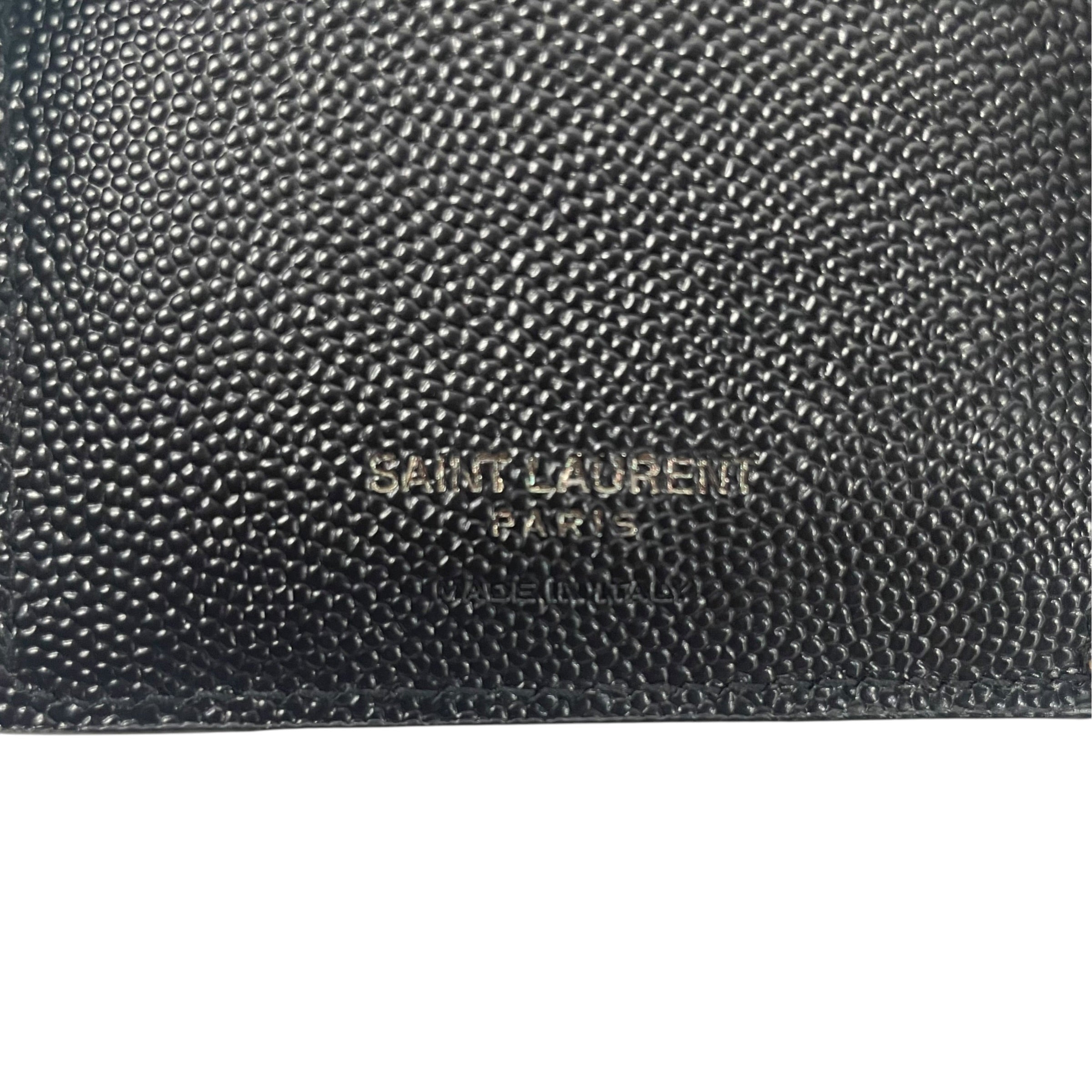 SAINT LAURENT/Wallet/Leather/BLK/M's/CASSANDRA view 4