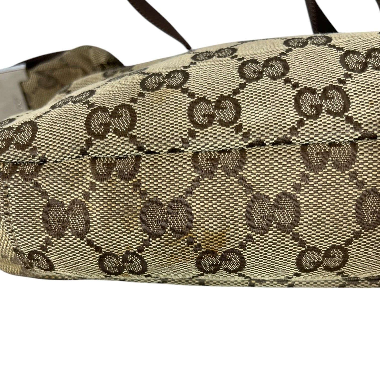 GUCCI/Bag/Monogram/Cotton/CML/GG CANVAS CRESCENT BAG view 7