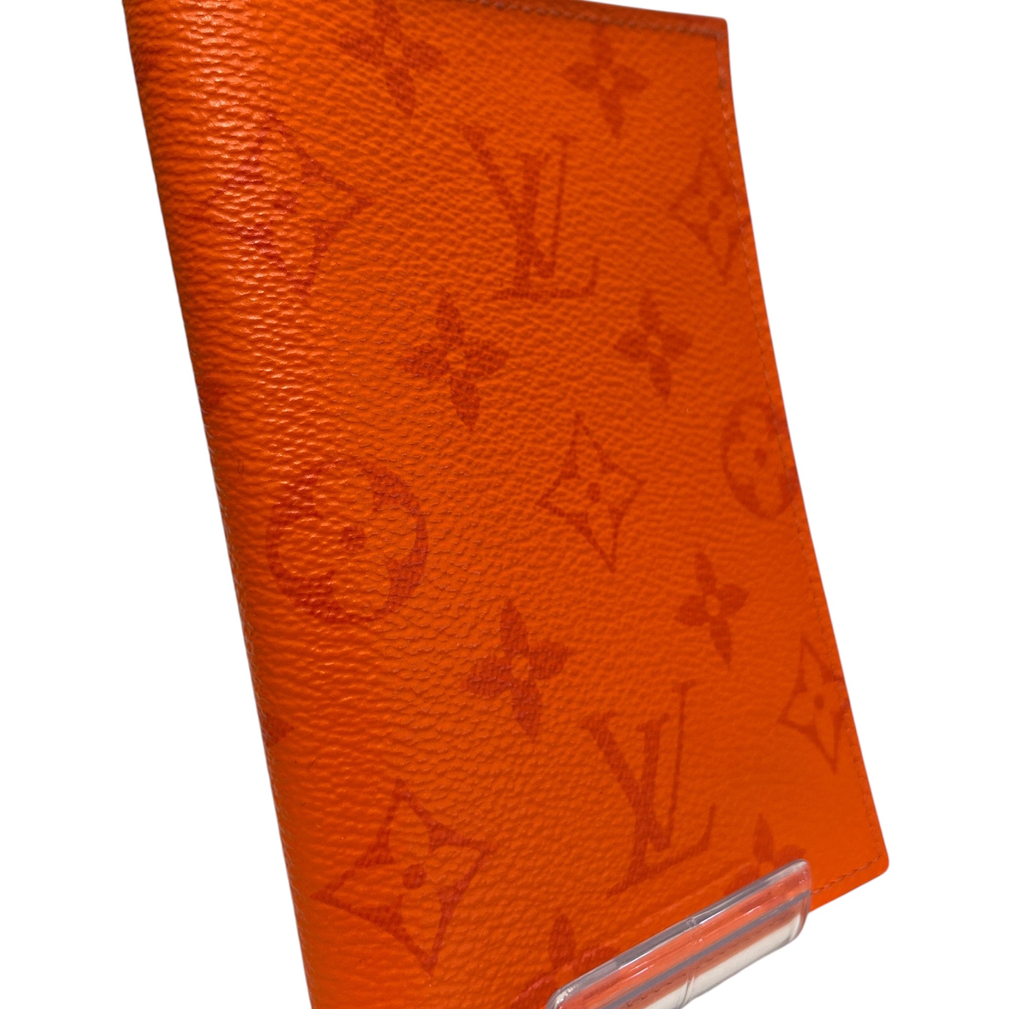 LOUIS VUITTON/Wallet/Monogram/Leather/ORN/LV booklet wallet orange mono view 6