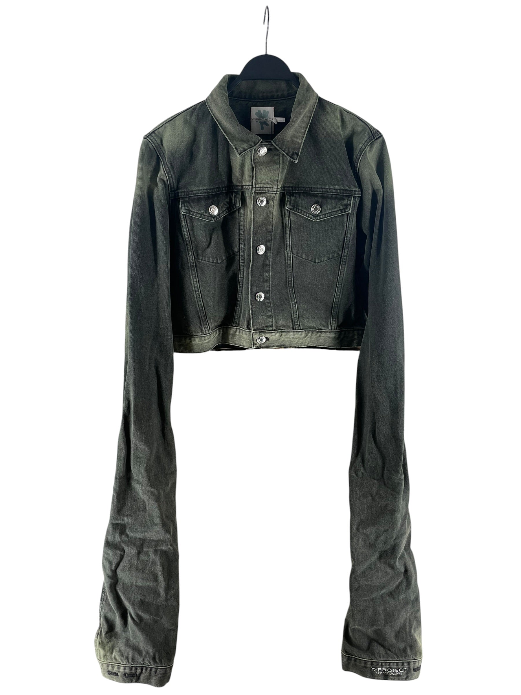 Y/PROJECT/MARC JACOBS/Denim Jkt/XL/Denim/GRN/CA 406334 LONG ARMS view 3