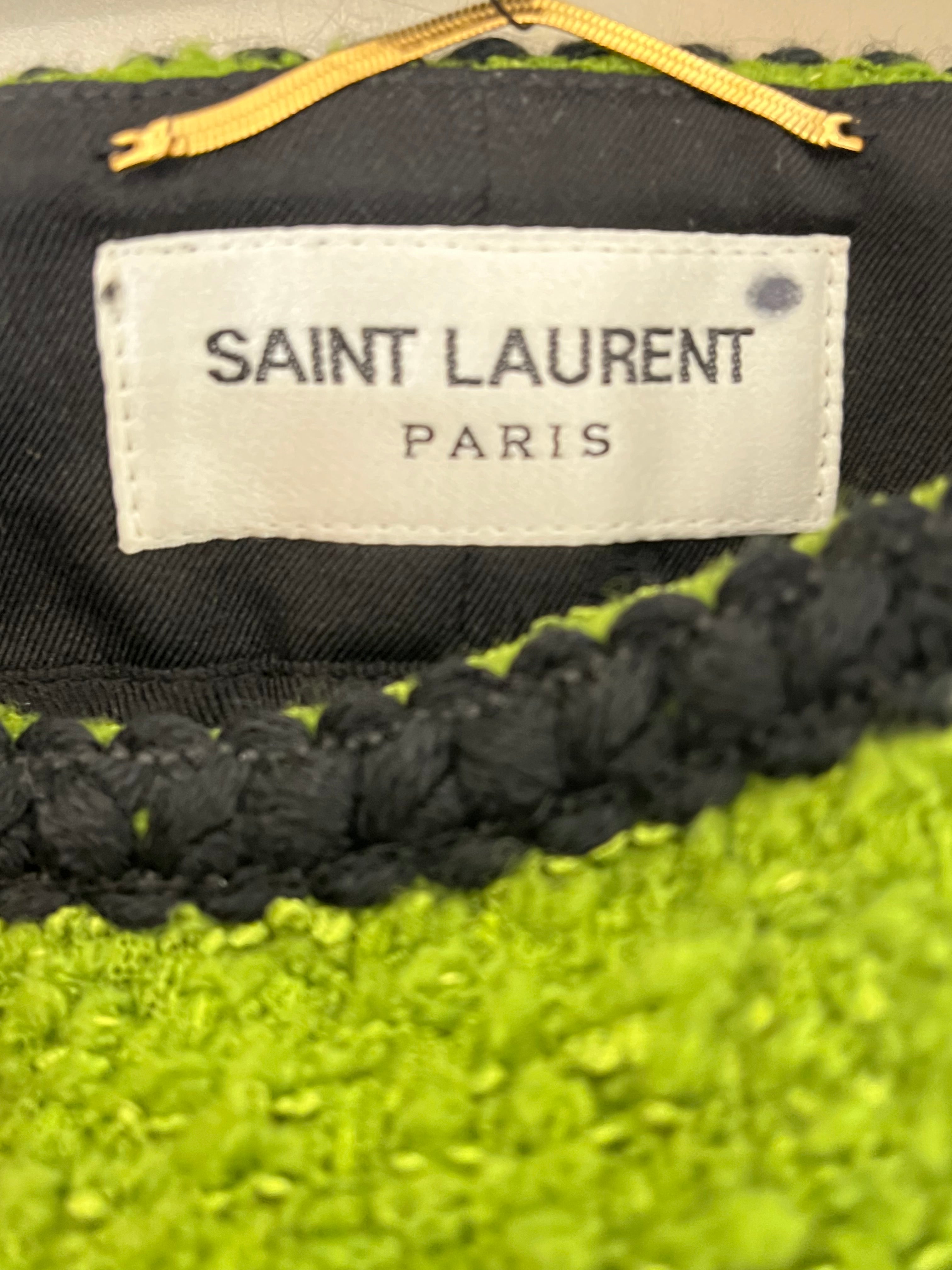 YVES SAINT LAURENT/Shorts/34/Wool/GRN/TWEED UNI RELIEF view 4