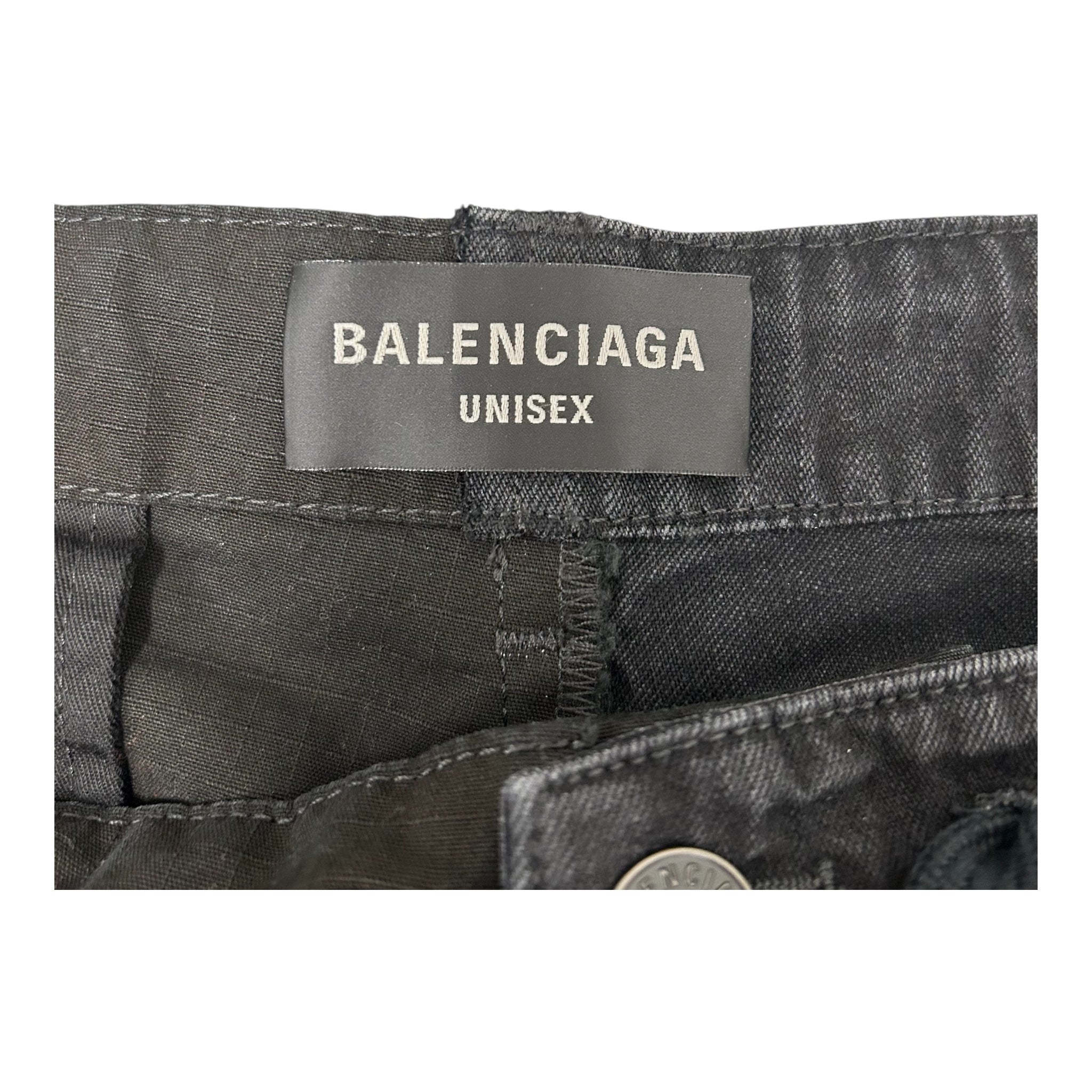 BALENCIAGA/Cargo Pants/L/Cotton/BLK/CARGO PANTS view 3