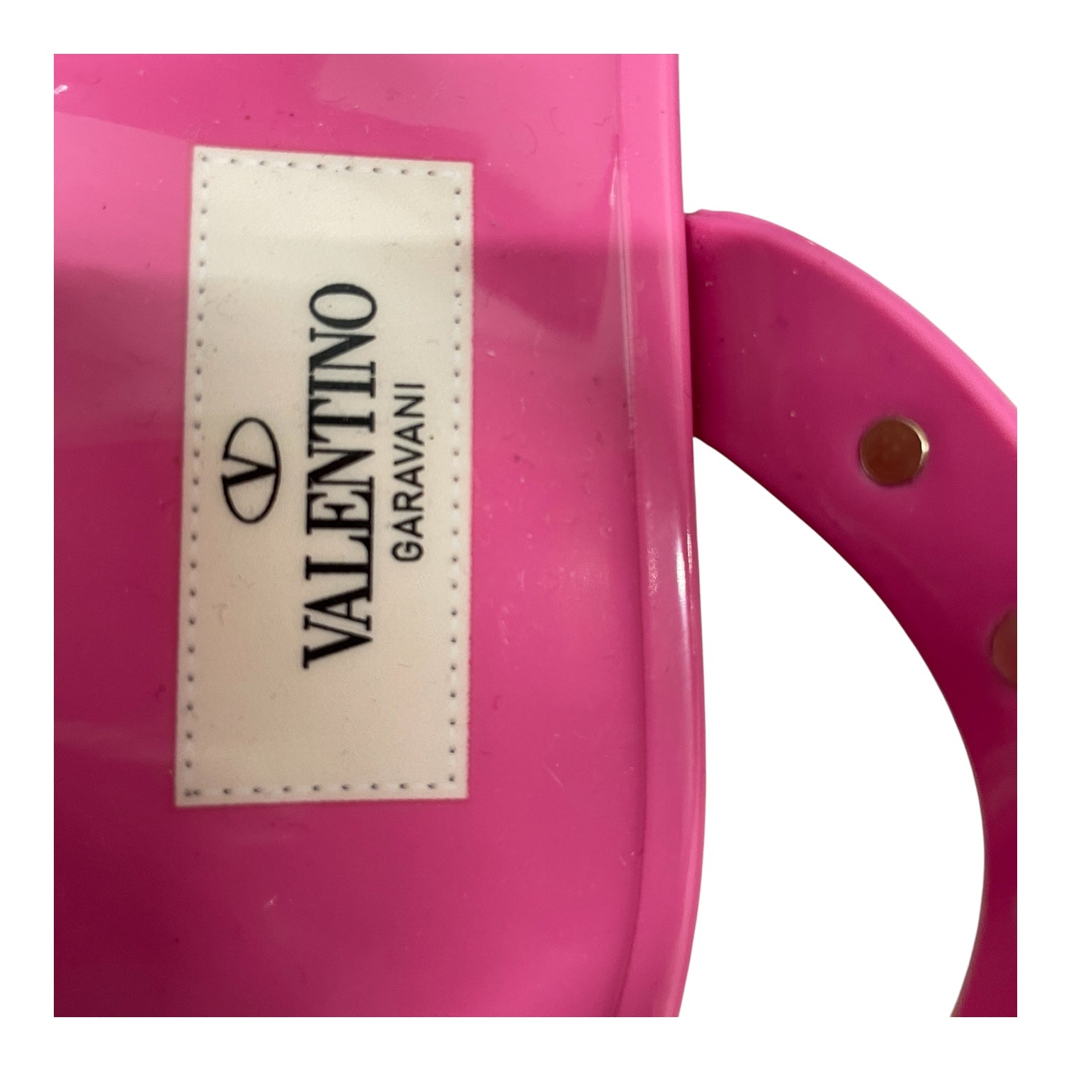 VALENTINO/Sandals/US 7/Acrylic/PNK/VALENTINO ACRYLIC PINK view 3