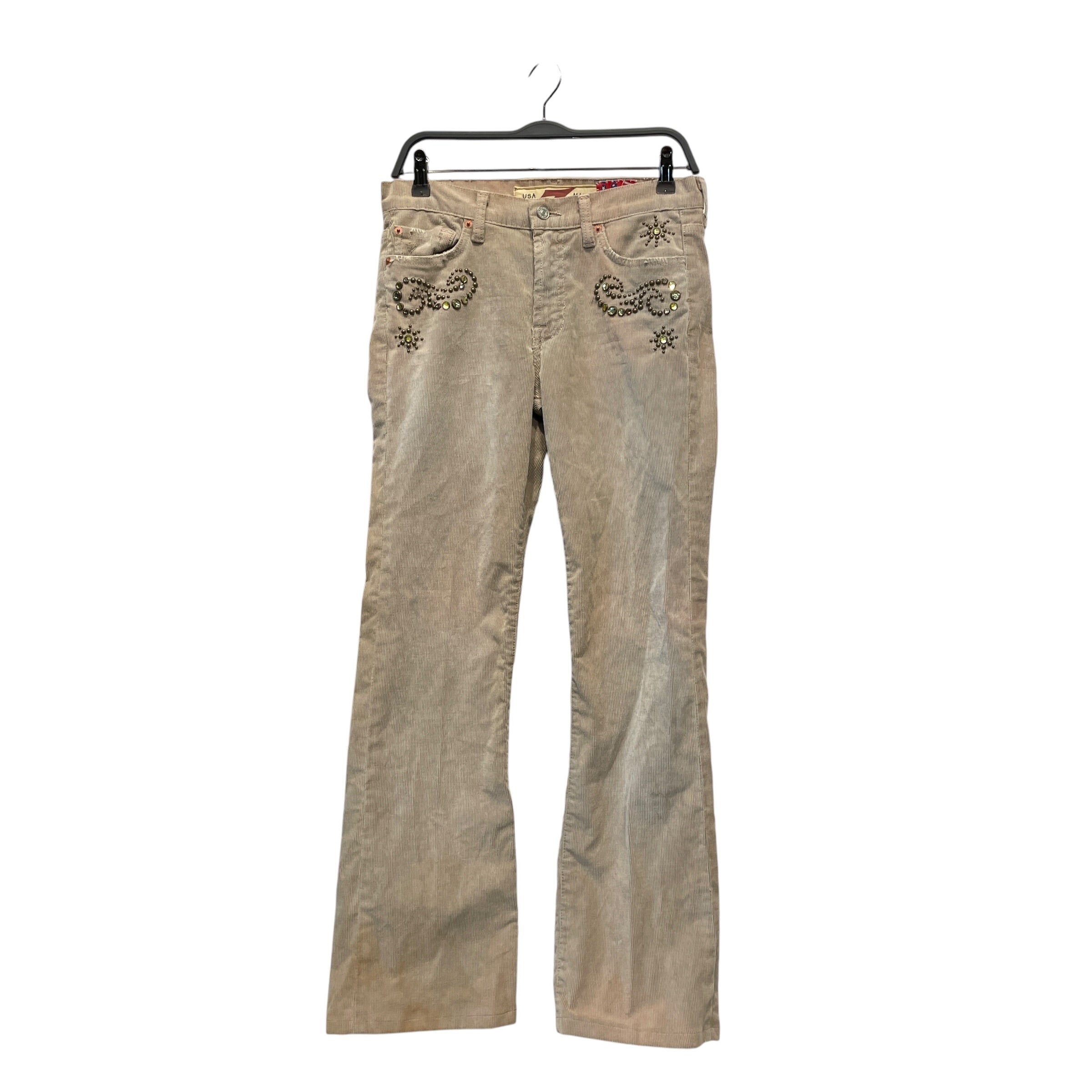 7 for all mankind/CHINA WALL/Bootcut Pants/30/Corduroy/CRM/Studded Flares view 1