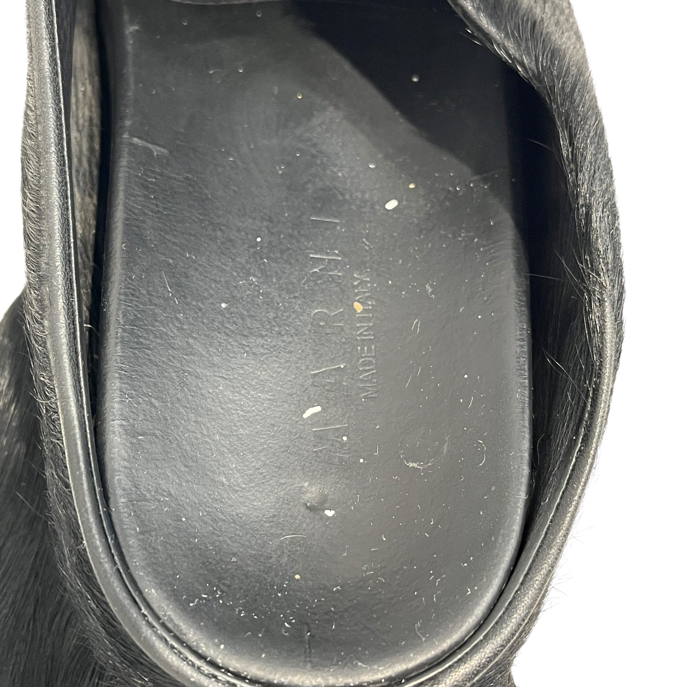 MARNI/Sandals/EU 46/Fake Fur/BLK/Fur Sandals view 3