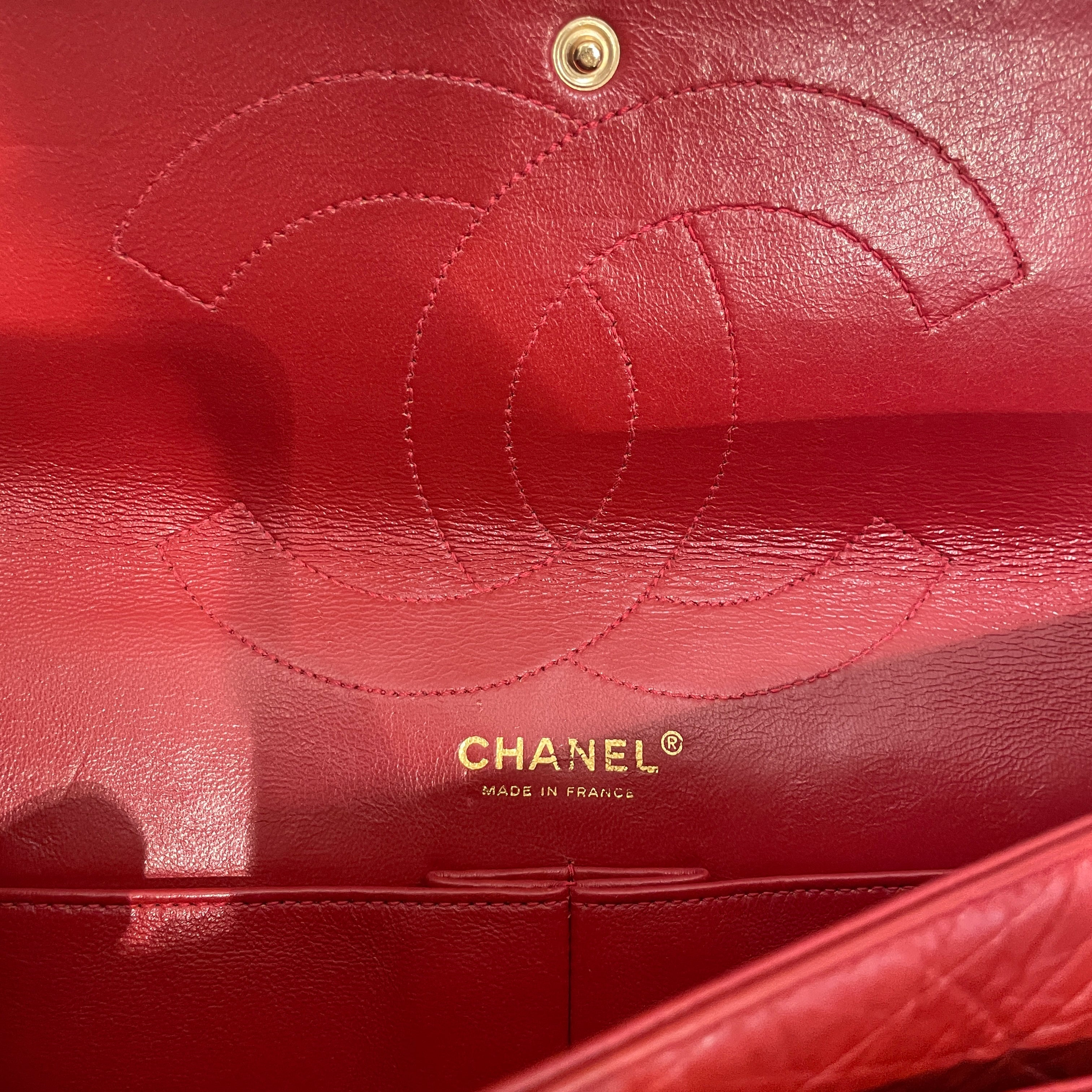 CHANEL/Cross Body Bag/Leather/RED/REISSUE 14665460 GLD CHAIN view 5