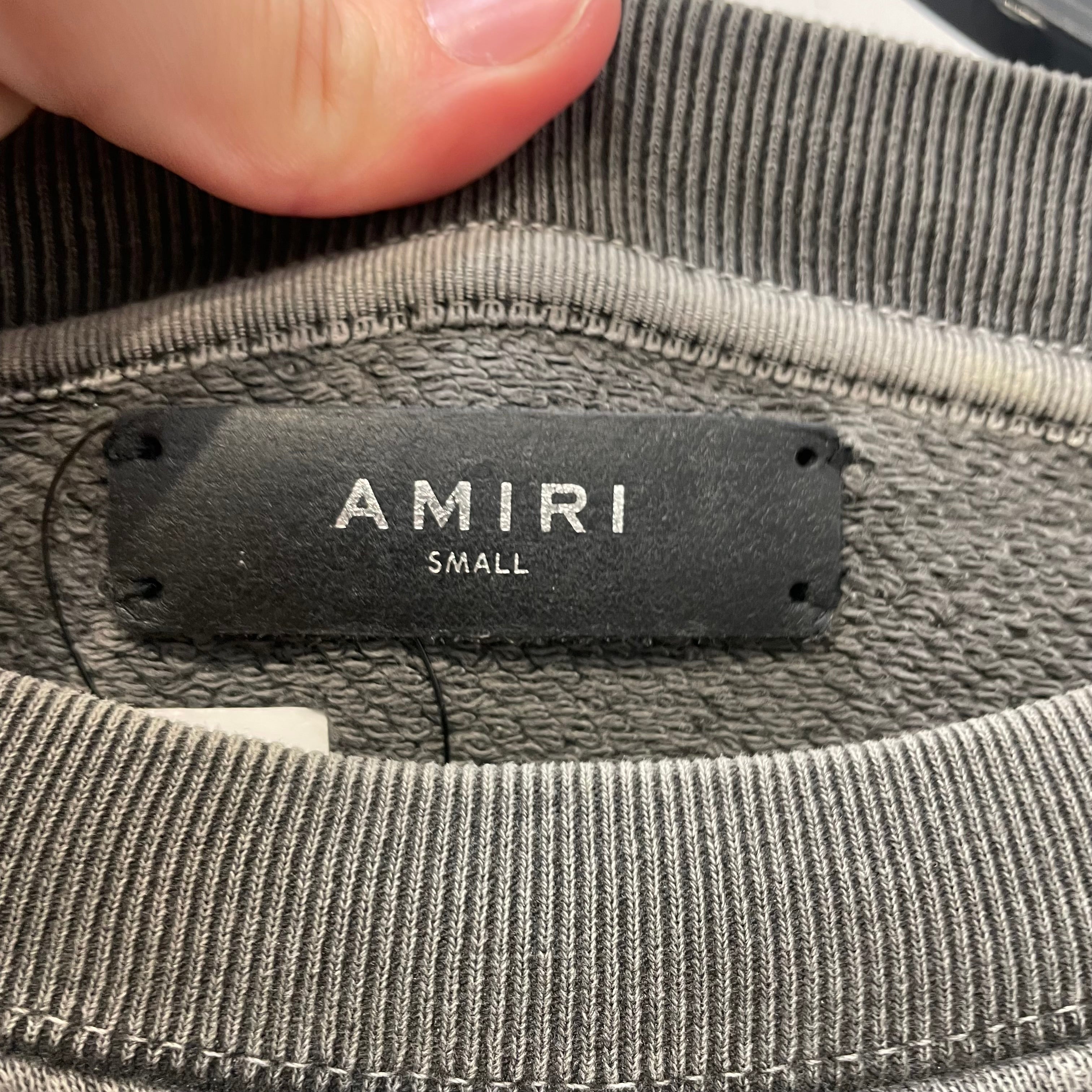 AMIRI/Sweatshirt/S/Cotton/GRY/logo sweatshirt view 3