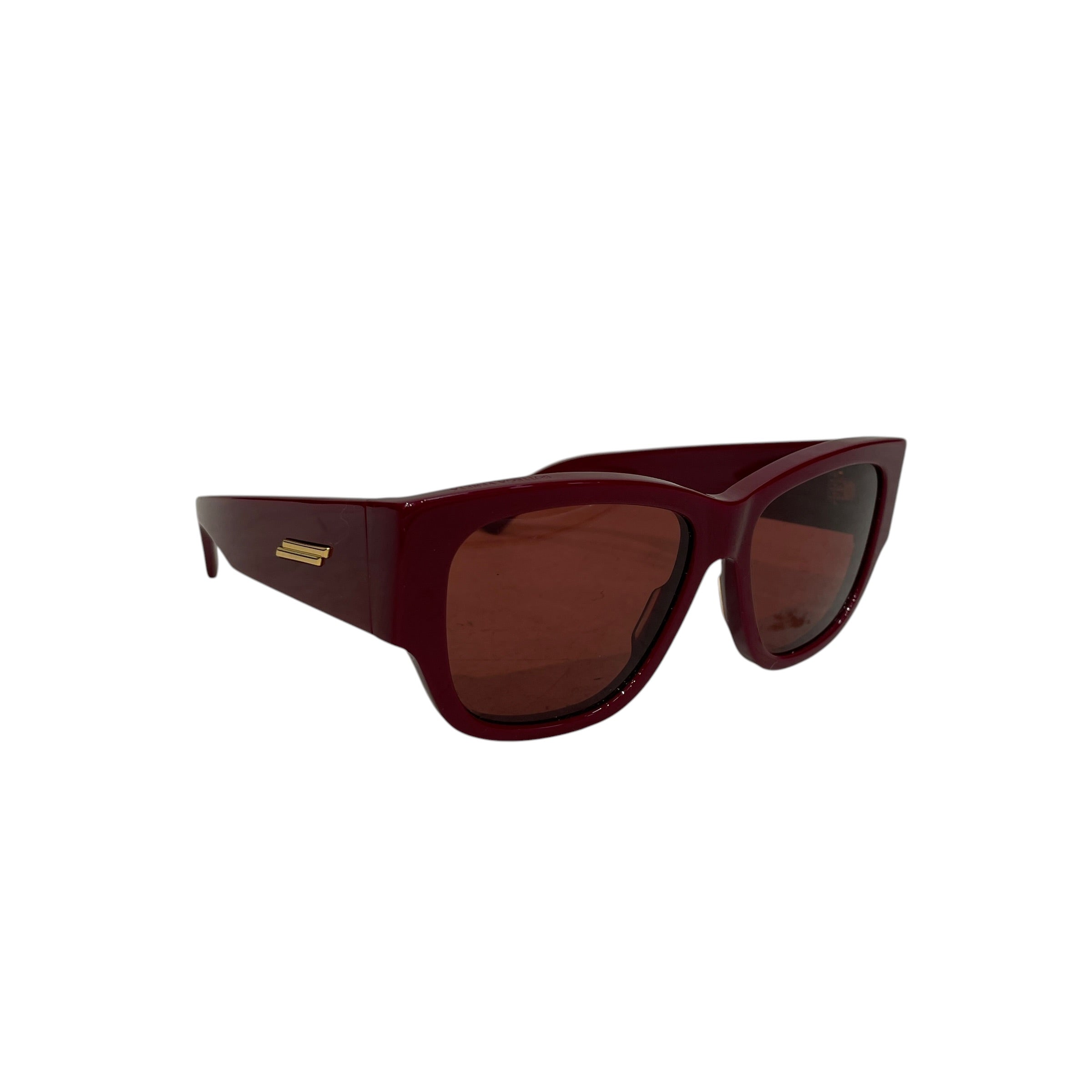 BOTTEGA VENETA/Sunglasses/Plastic/BRD/L's/BV RED SQUARE SUNGLASSES view 2