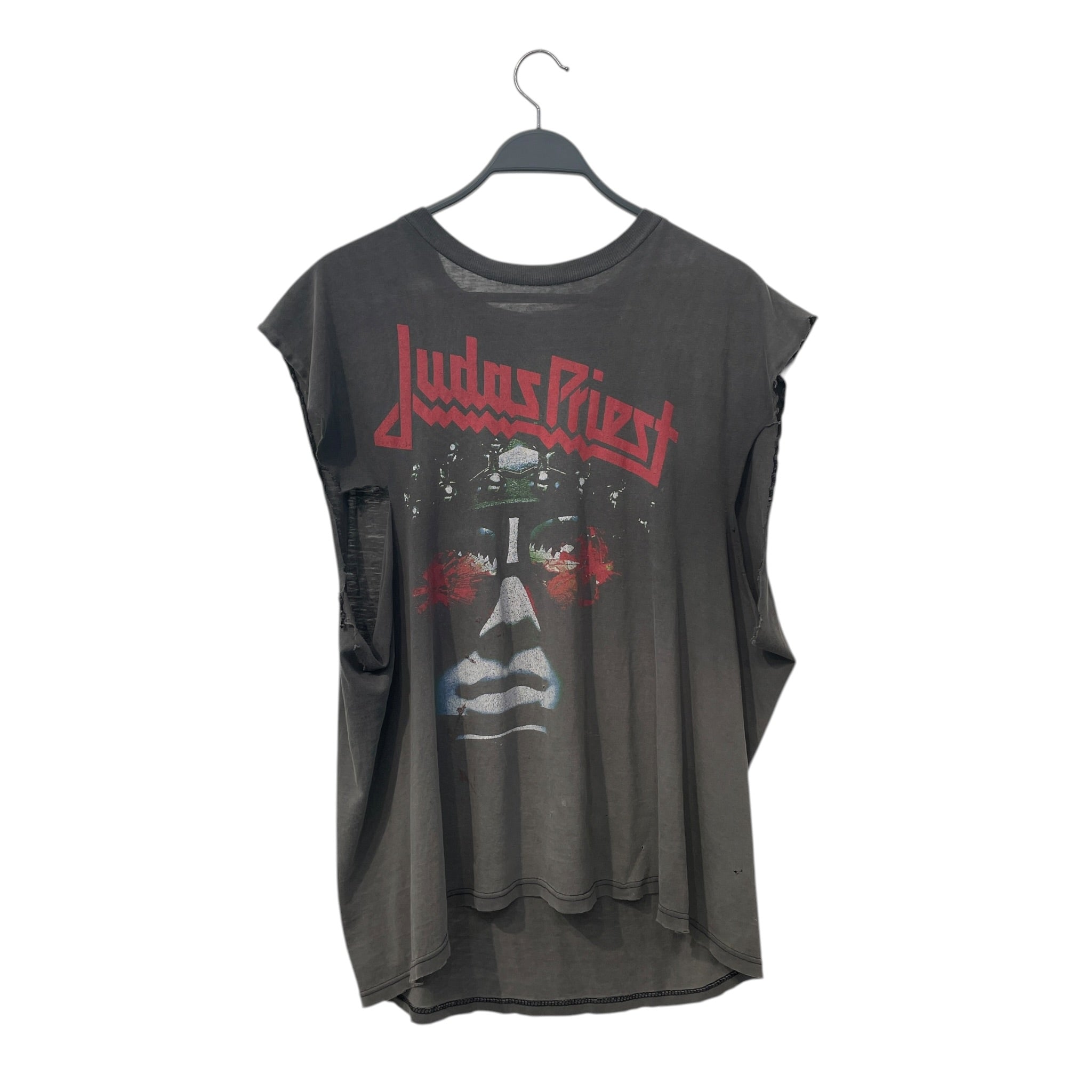 VINTAGE JUDAS PRIEST/T-Shirt/Cotton/GRY/Graphic/JUDAS PRIEST 1978-79 view 1