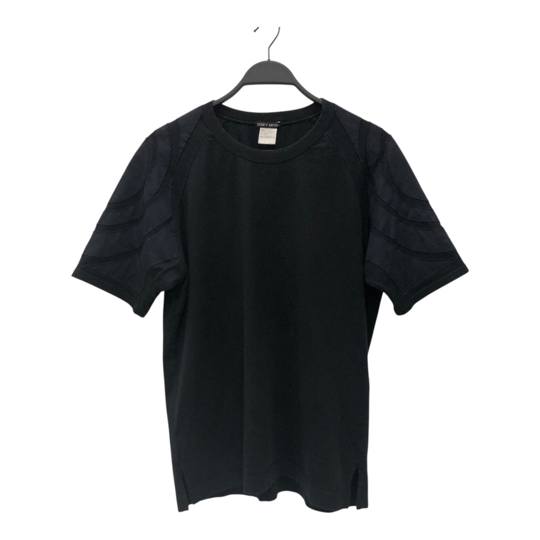 ISSEY MIYAKE/T-Shirt/4/Cotton/BLK/ view 1