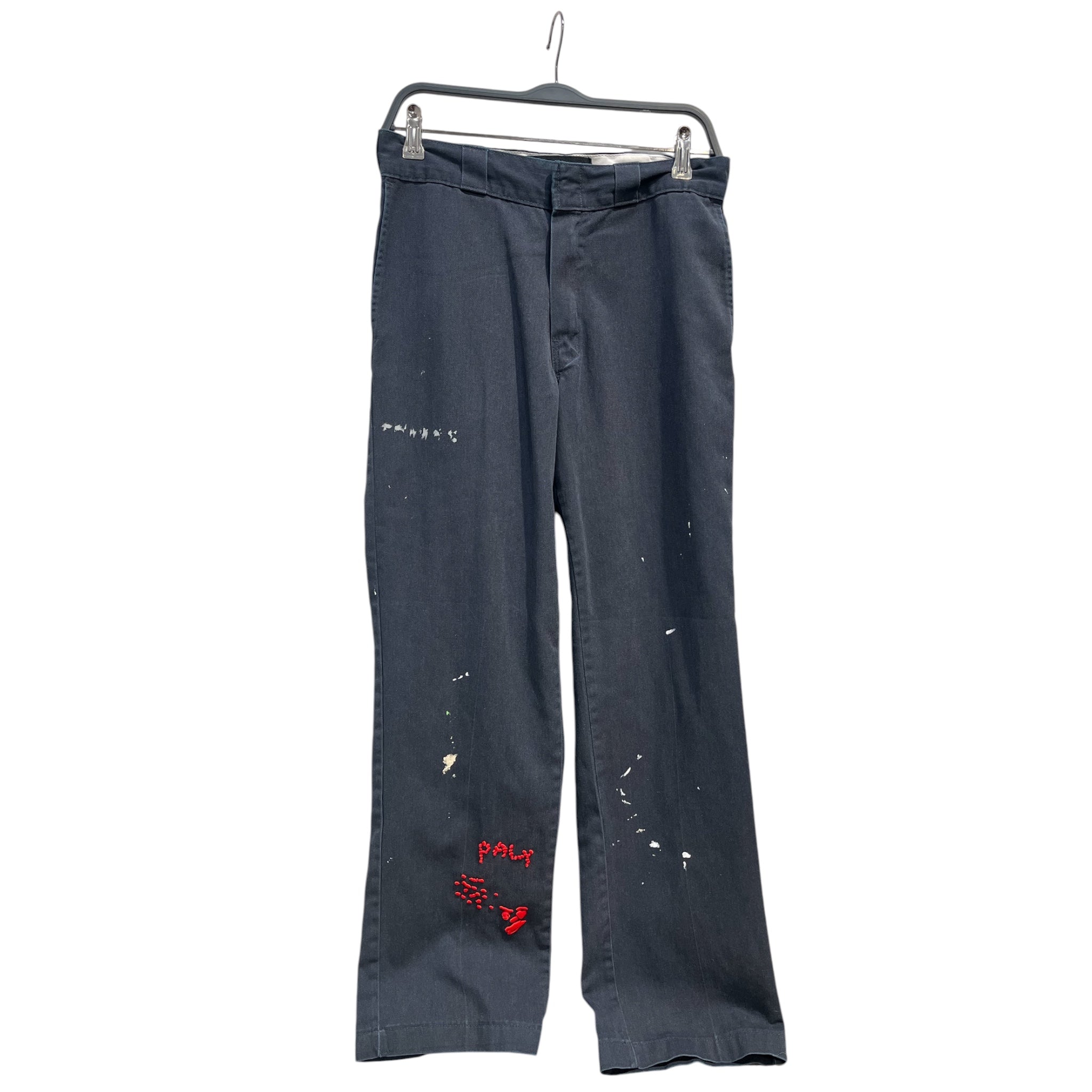 DICKIES/Paly(PALY HOLLYWOOD)/Carpenter Pants/30/Polyester/BLU/COMPLEX REWORK RED 3D EMBLUM view 1