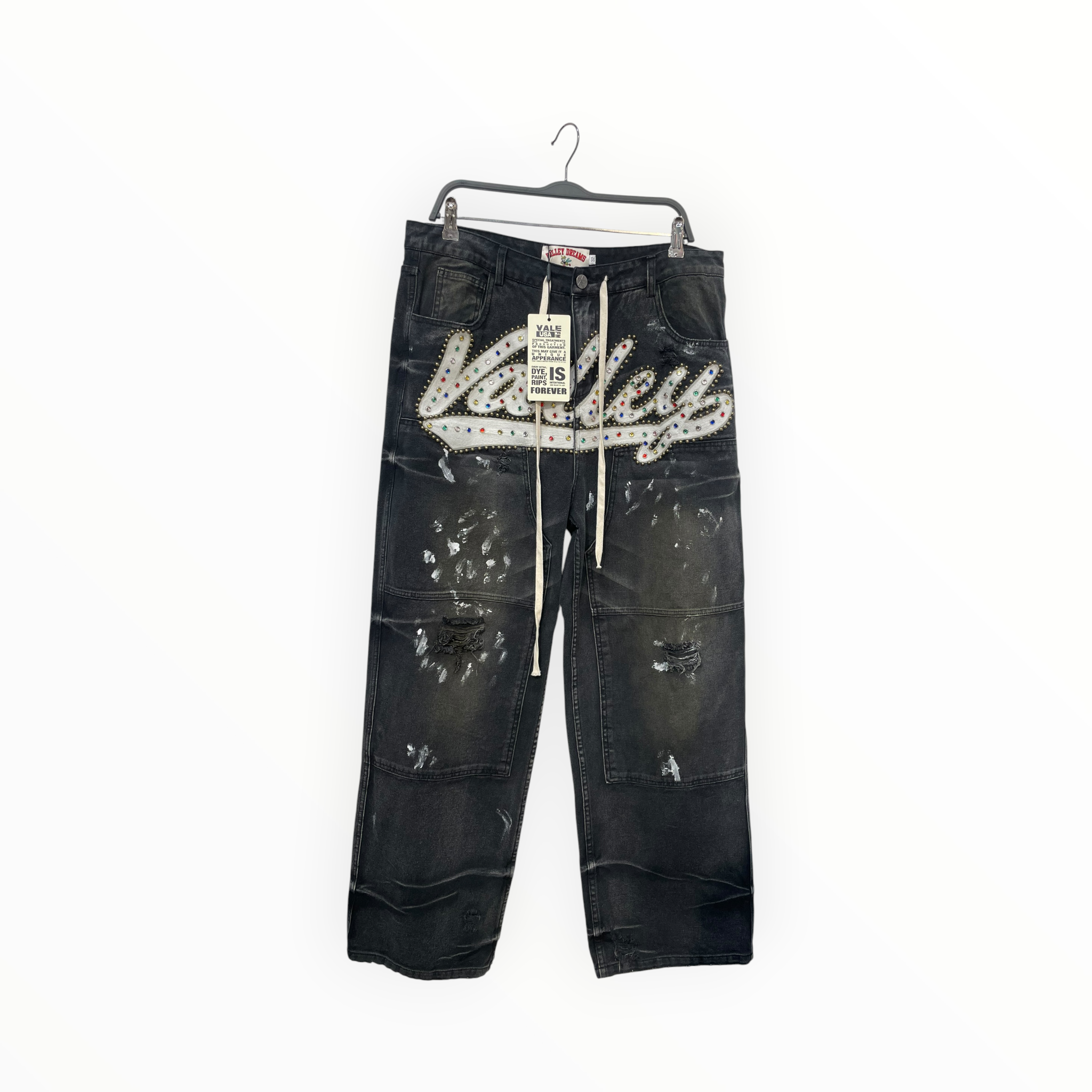 Vale Forever/Pants/32/Cotton/BLK/Graphic/Fury Painters view 1