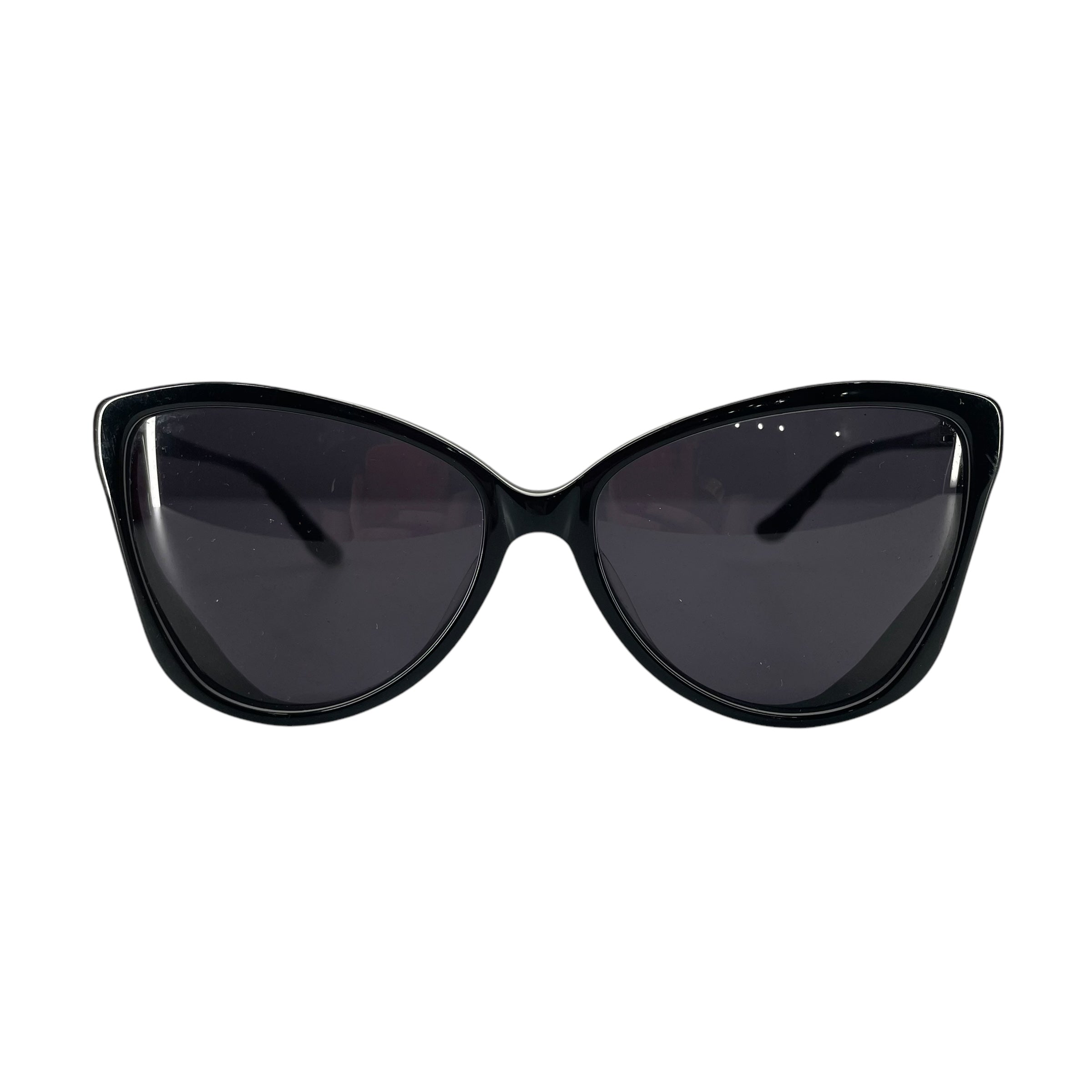 MOSCHINO/Sunglasses/Stripe/Plastic/BLK/SQUARE view 1