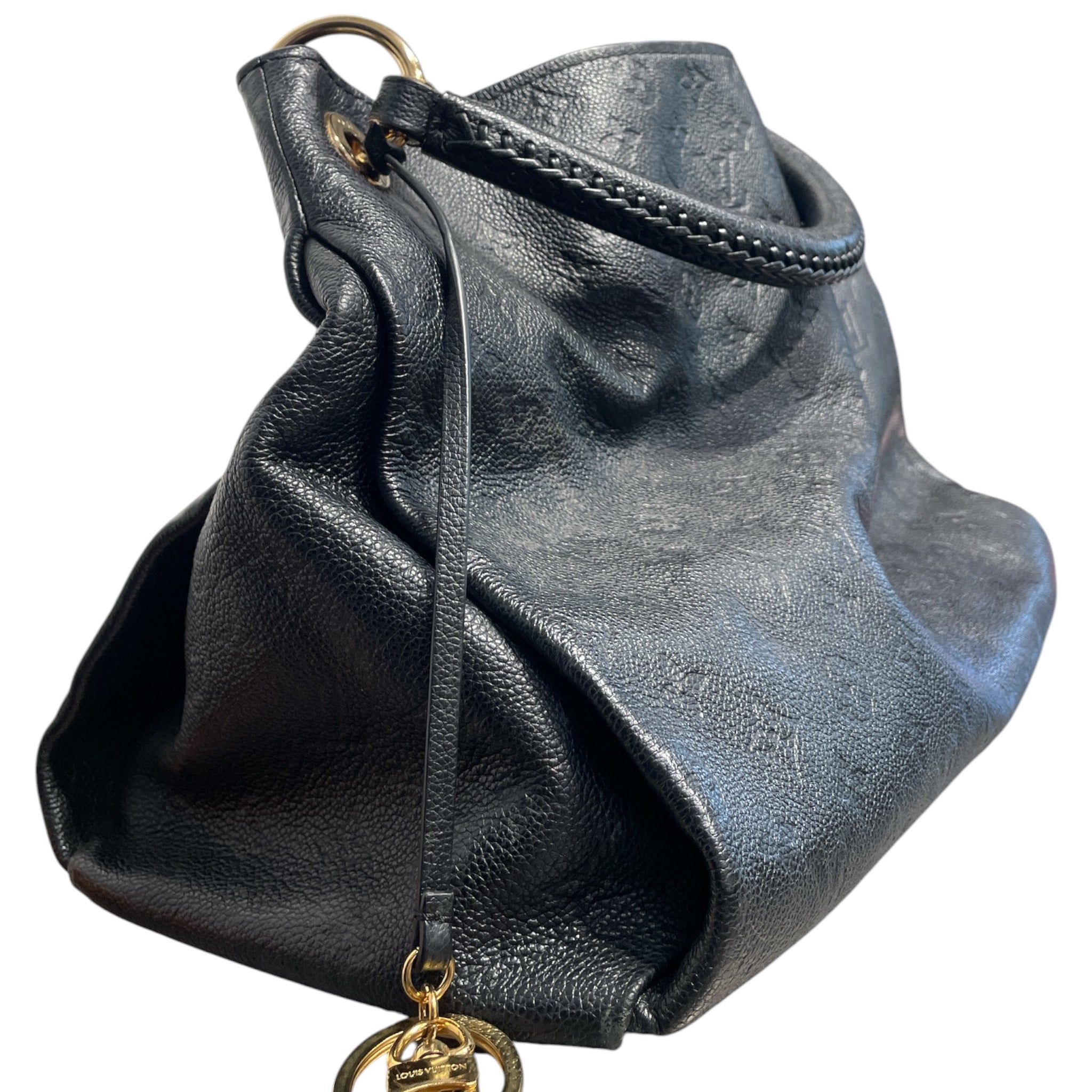 LOUIS VUITTON/Hand Bag/Monogram/Leather/BLK/ARTSY MM view 6