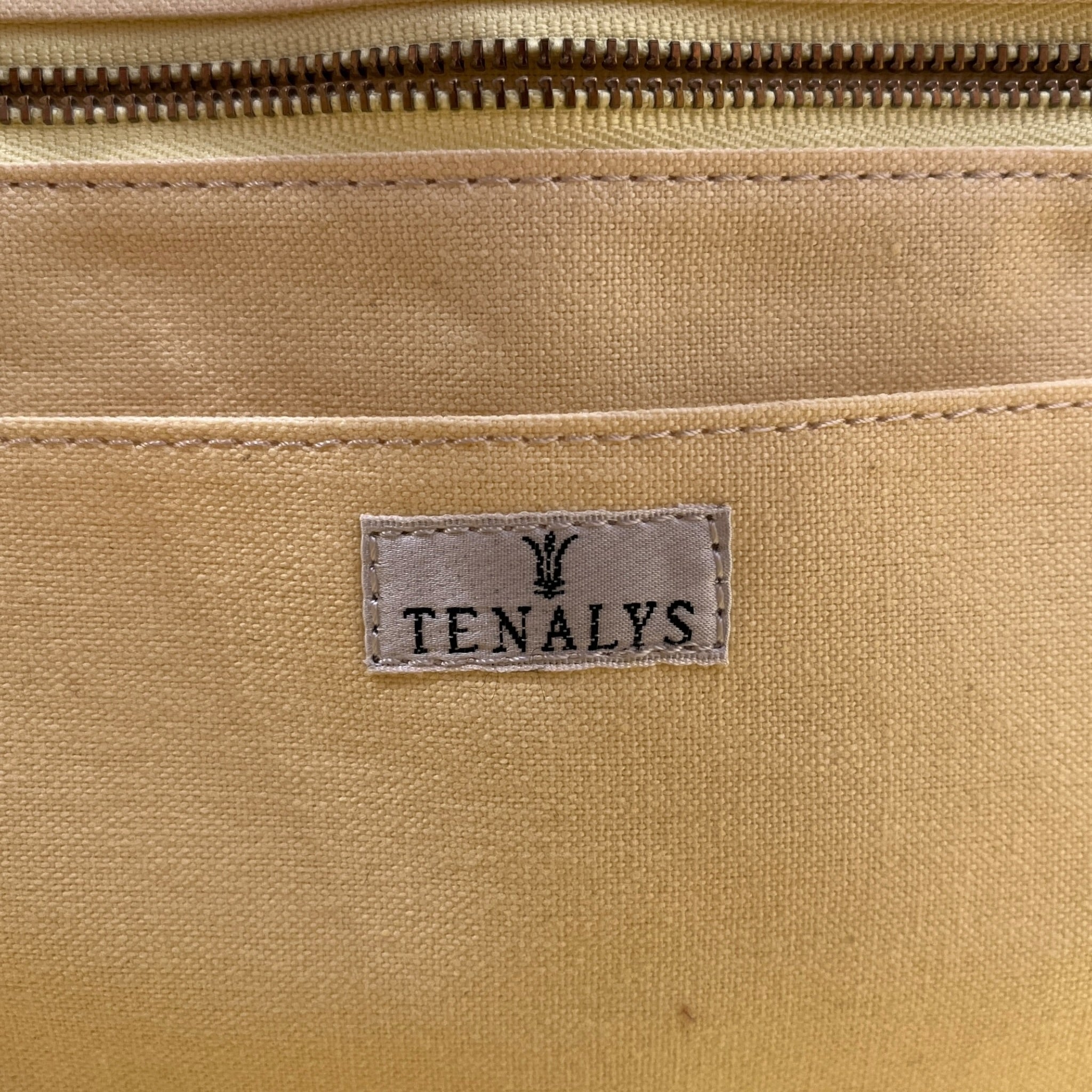 TENALYS/ISSEY MIYAKE/Hand Bag/Leather/CML/rare vintage + stripe liner ba view 6