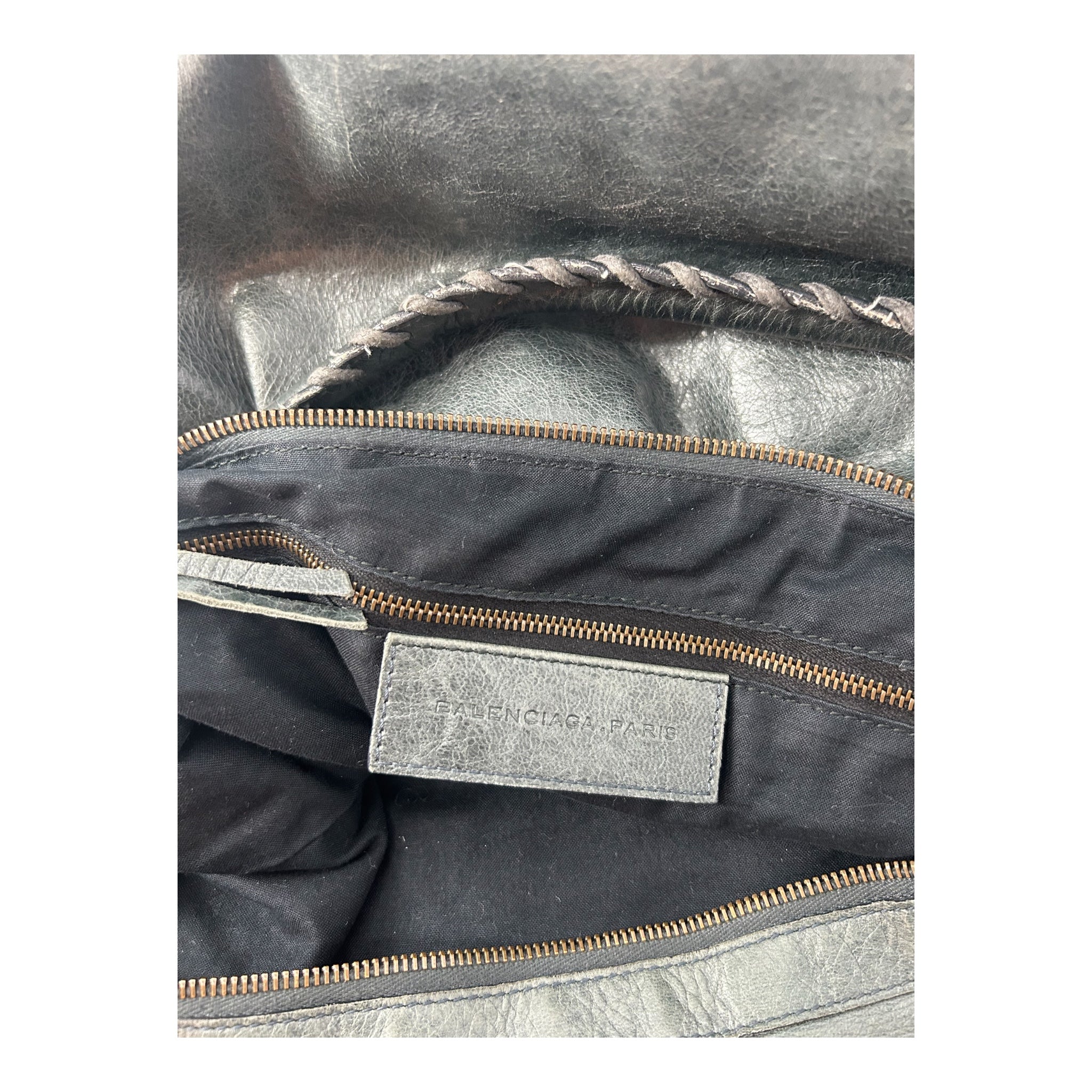 BALENCIAGA/Bag/GRN/GREY/GREEN "DAY" BAG view 7