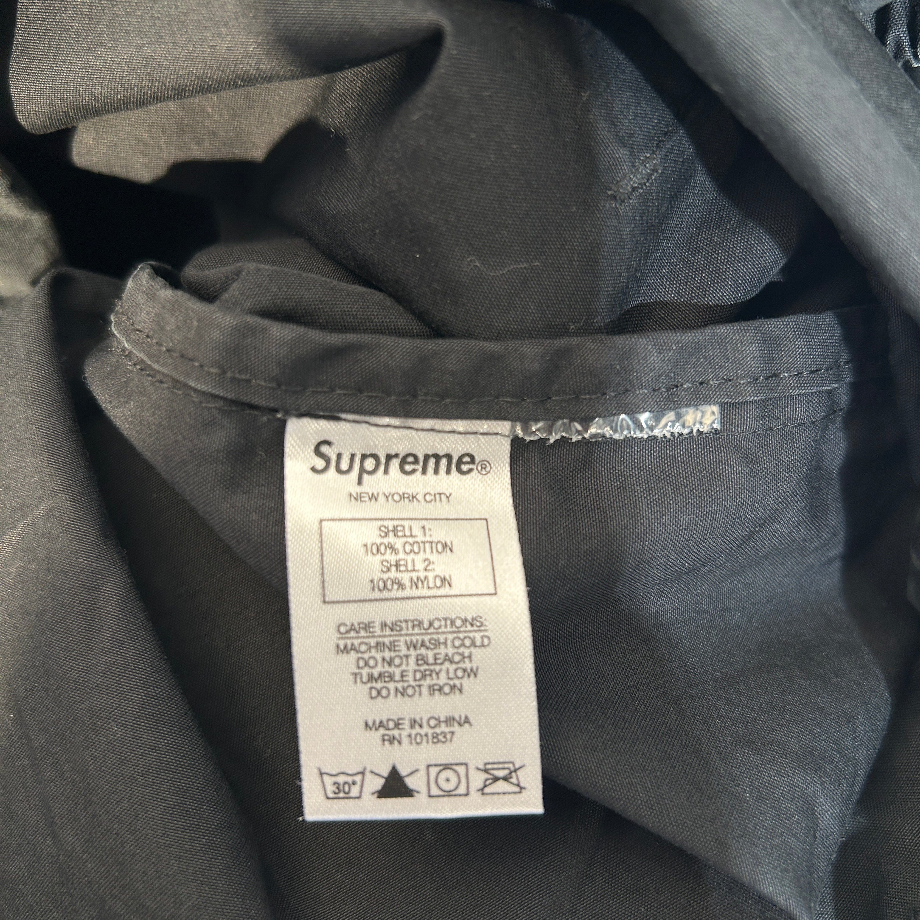 Supreme/Windbreaker/XL/Nylon/BLK/fw21 mesh pocket cargo jacket view 4