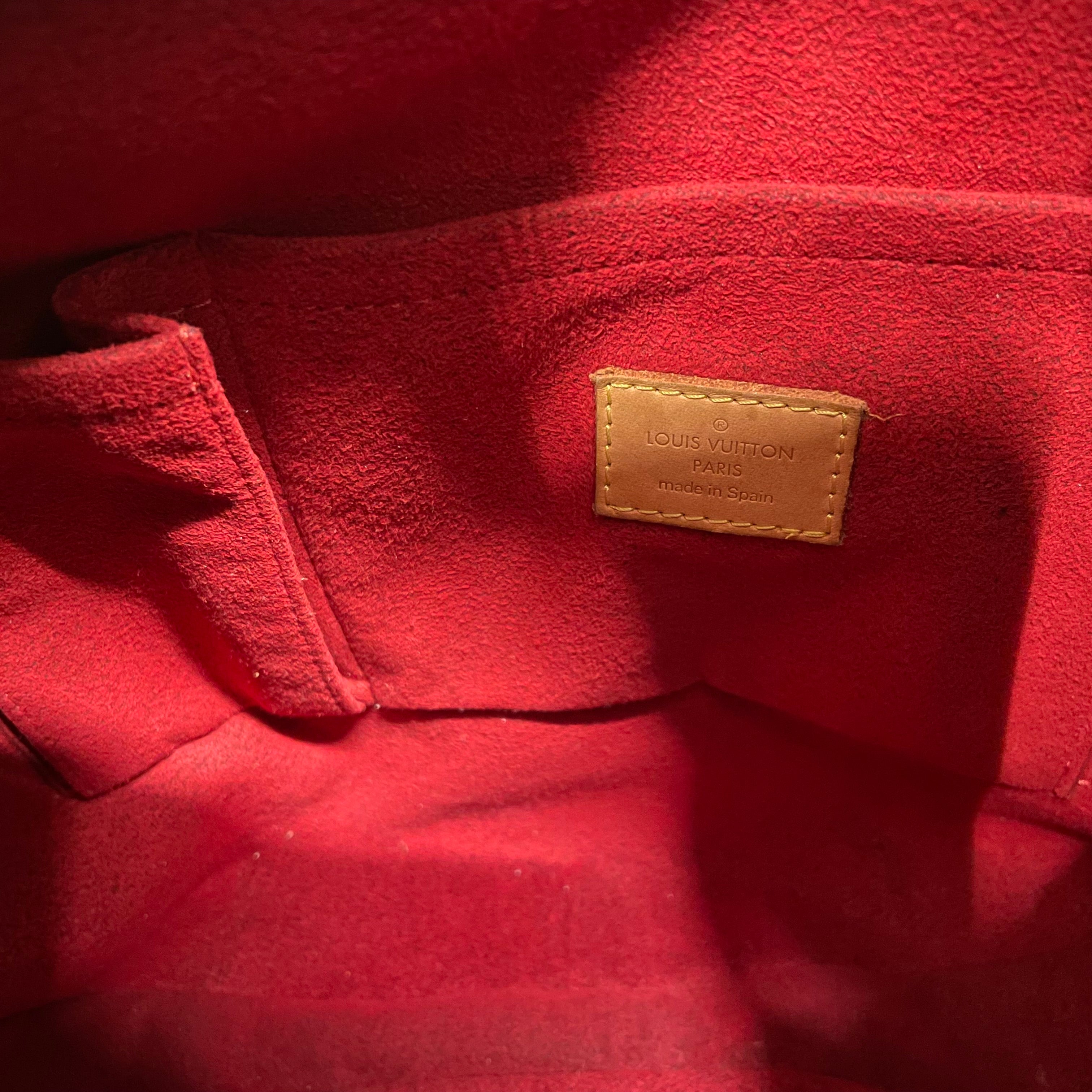 LOUIS VUITTON/Hand Bag/Monogram/Leather/BRW/MONOGRAM CROISSANT PM view 4