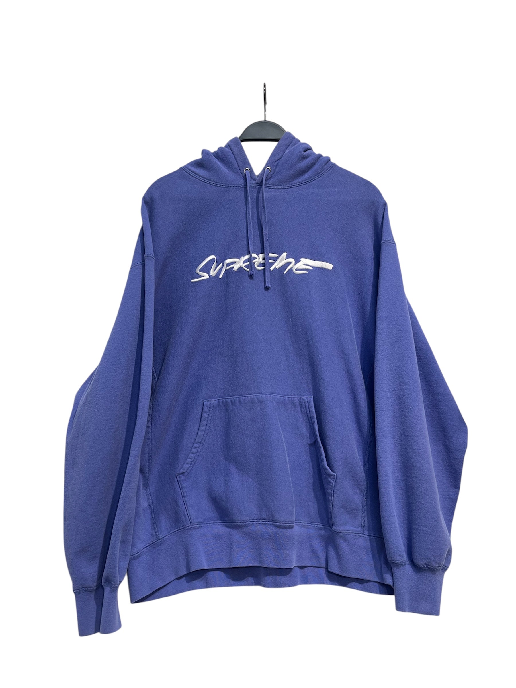 Supreme/FUTURA LABORATORIES/Hoodie/XL/Cotton/PPL/collab script hoodie view 1