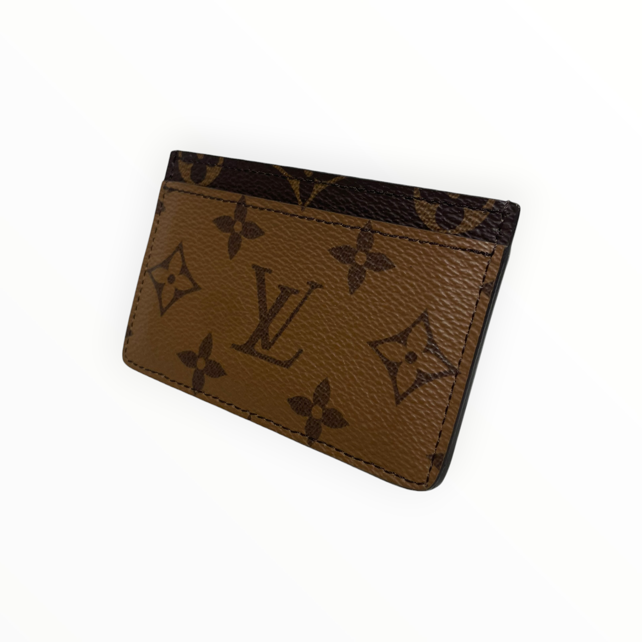 LOUIS VUITTON/Wallet/Monogram/Leather/BRW/L's/TWO TONE view 1