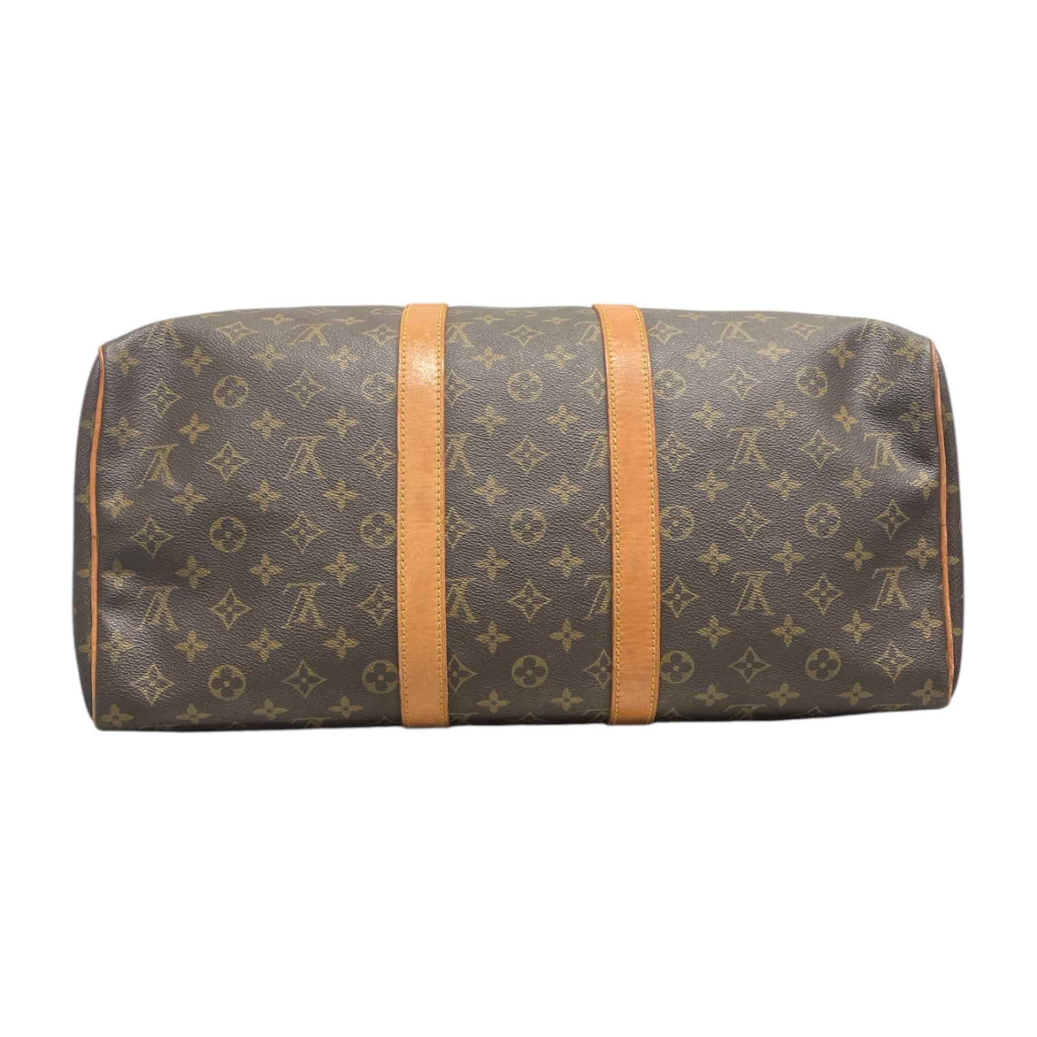 LOUIS VUITTON/Luggage/Monogram/Cotton/BRW/KEEPALL view 3