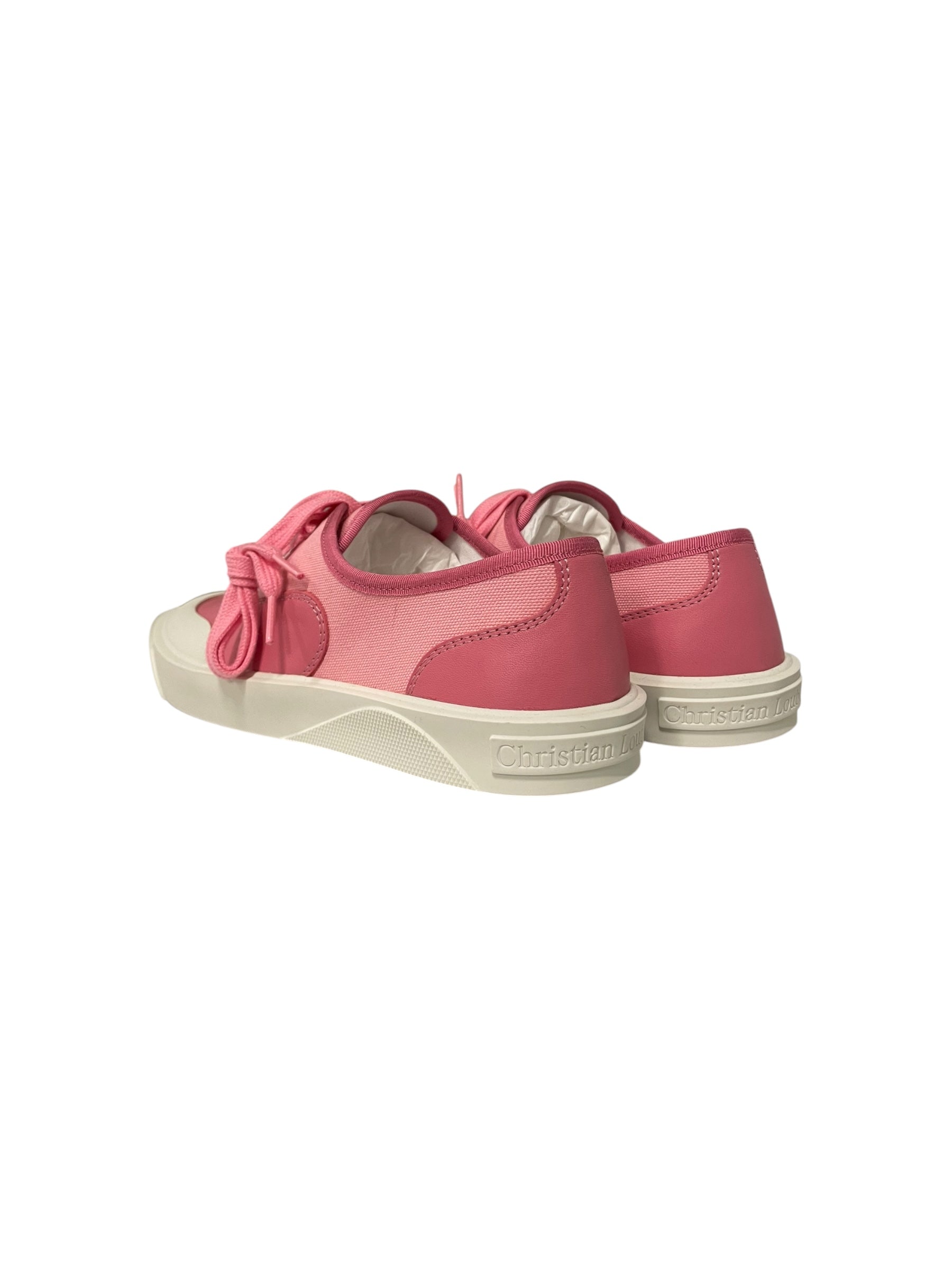 Christian Louboutin/Low-Sneakers/EU 42.5/Leather/PNK/ALL PINK view 2
