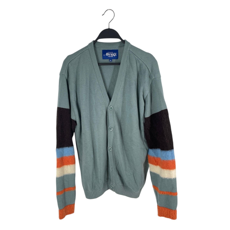 Awake NY/Shirt/M/Wool/BLU/ORANGE CUFFS