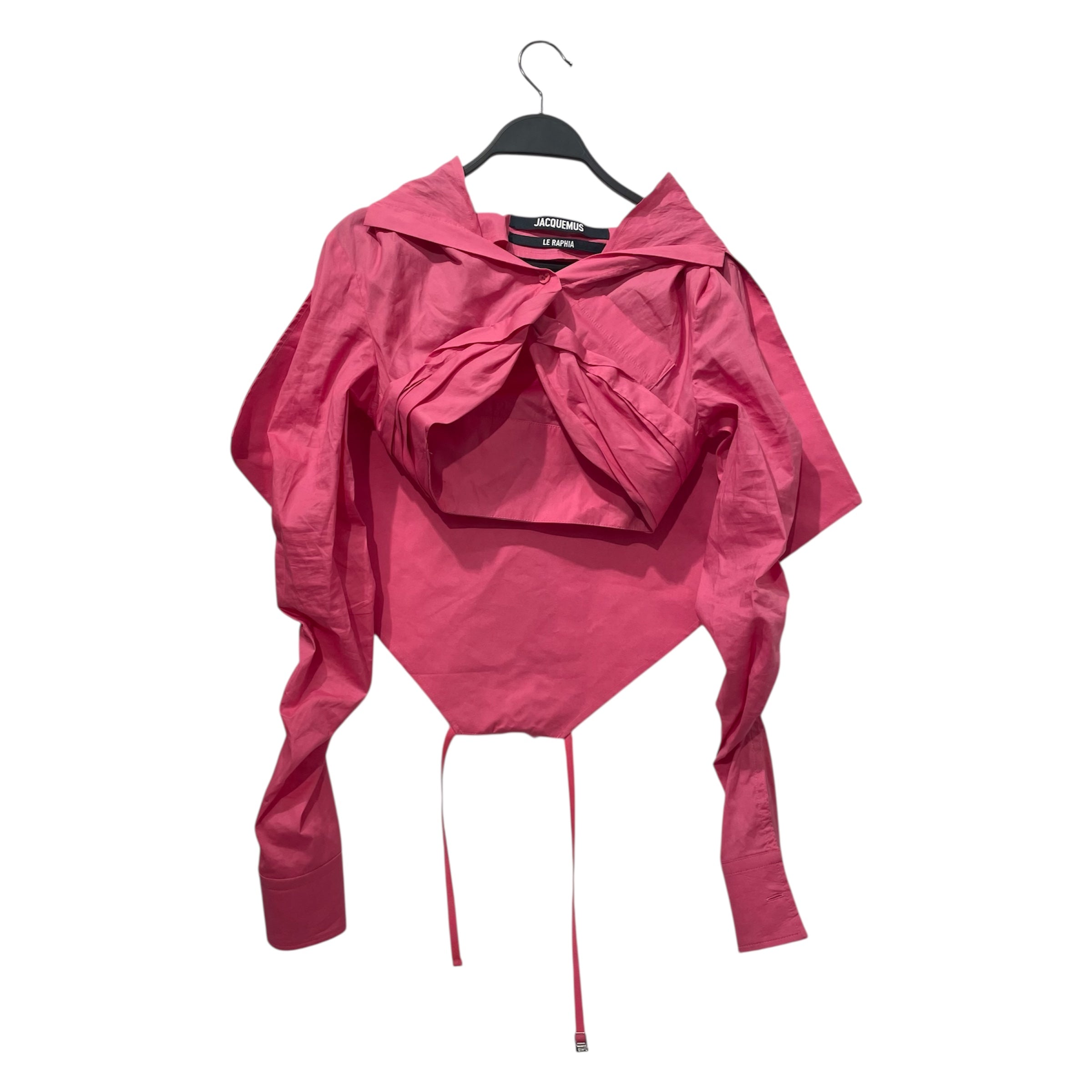 JACQUEMUS/LS Blouse/34/Cotton/PNK/la chemise mneio view 1