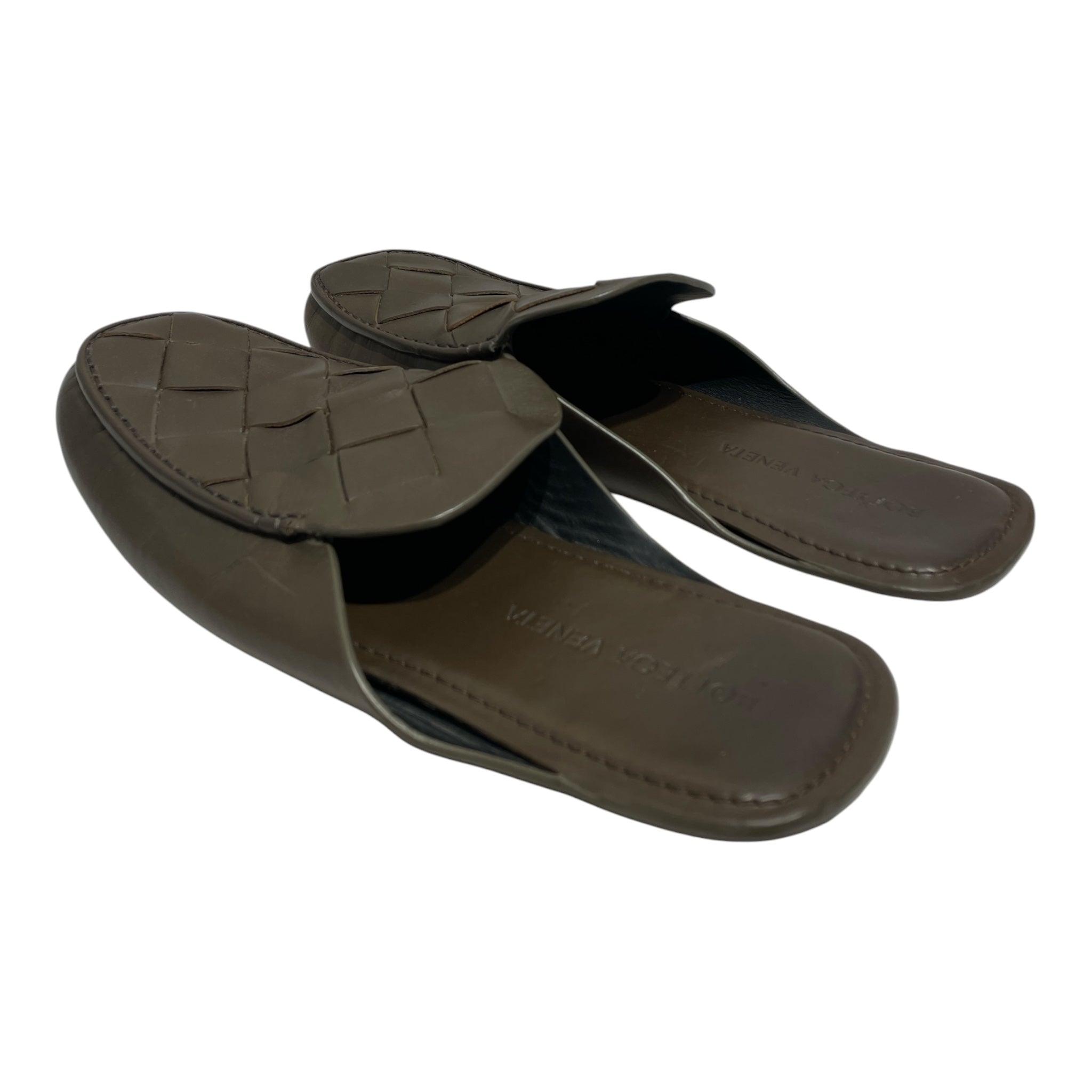 BOTTEGA VENETA/Sandals/EU 41/Leather/GRN/IBTRECCIATO WOVEN view 2