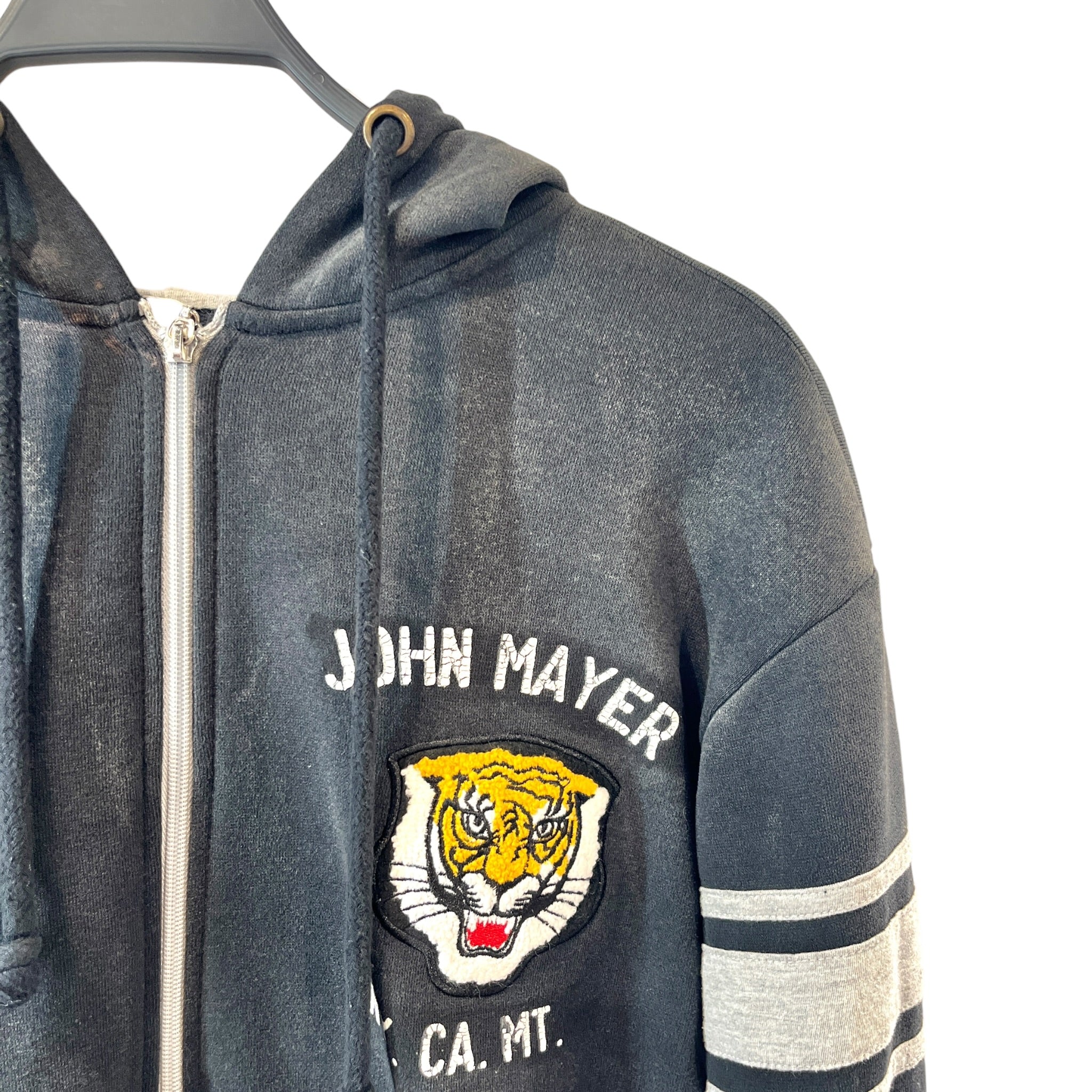 John Mayer Official Issue/Zip Up Hoodie/S/Cotton/BLK/ view 7