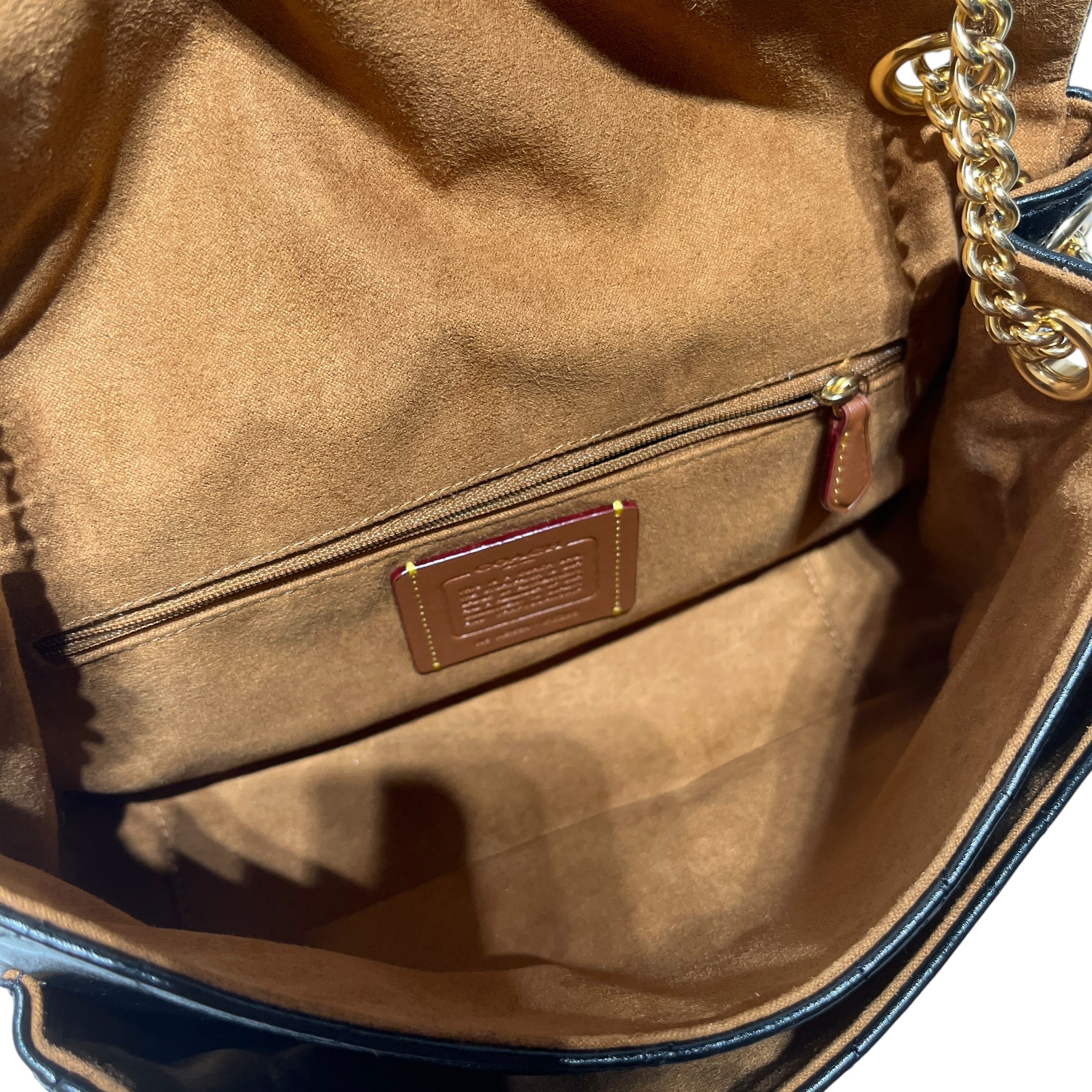 COACH/Bag/Leather/BLK/elodie bag view 4