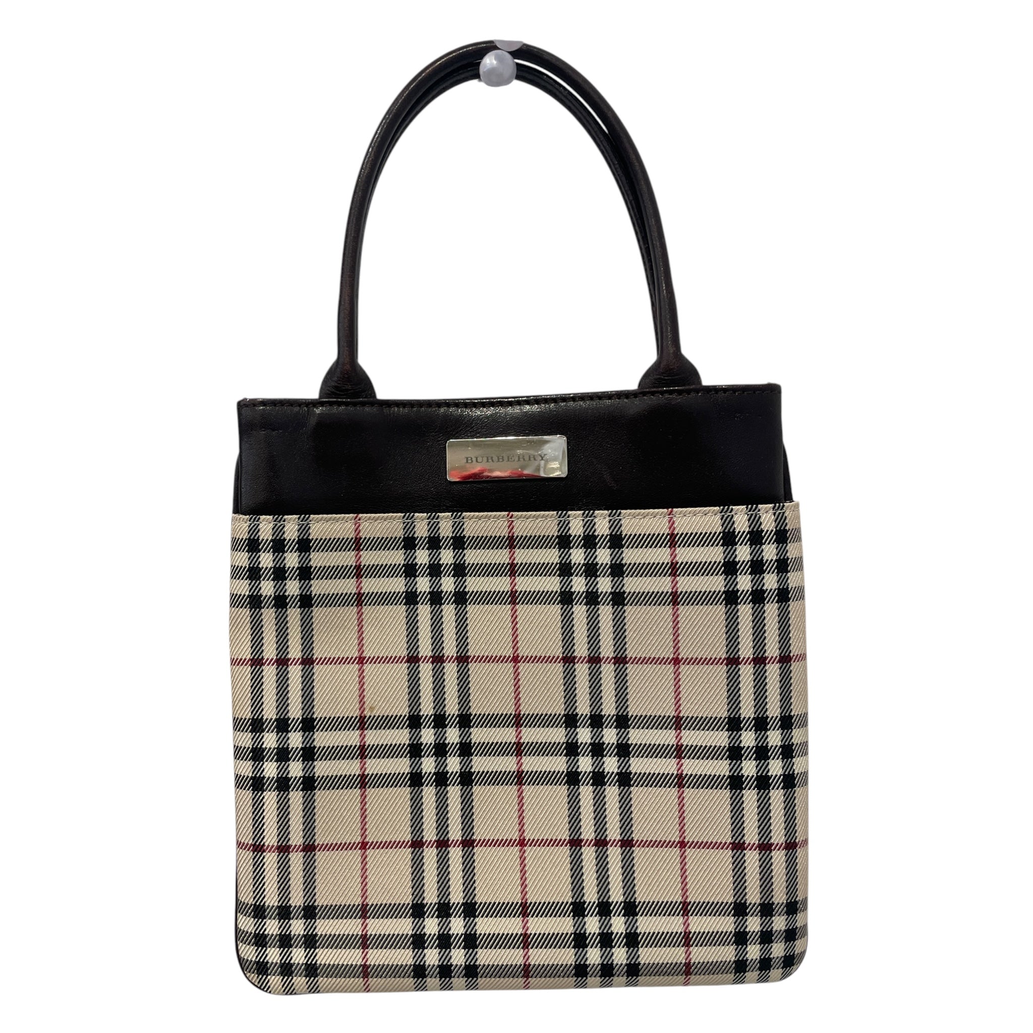 BURBERRY/Hand Bag/Plaid/CRM/2GKRK7C view 1