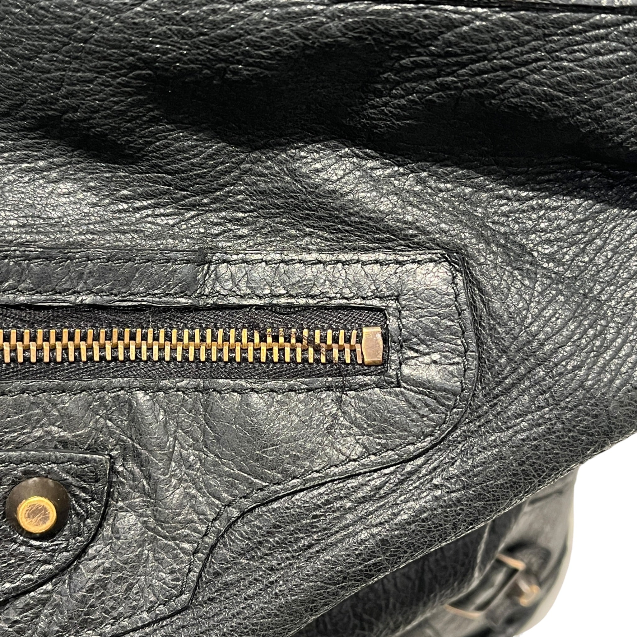 BALENCIAGA/Cross Body Bag/Leather/BLK/Classic Day Hobo view 7