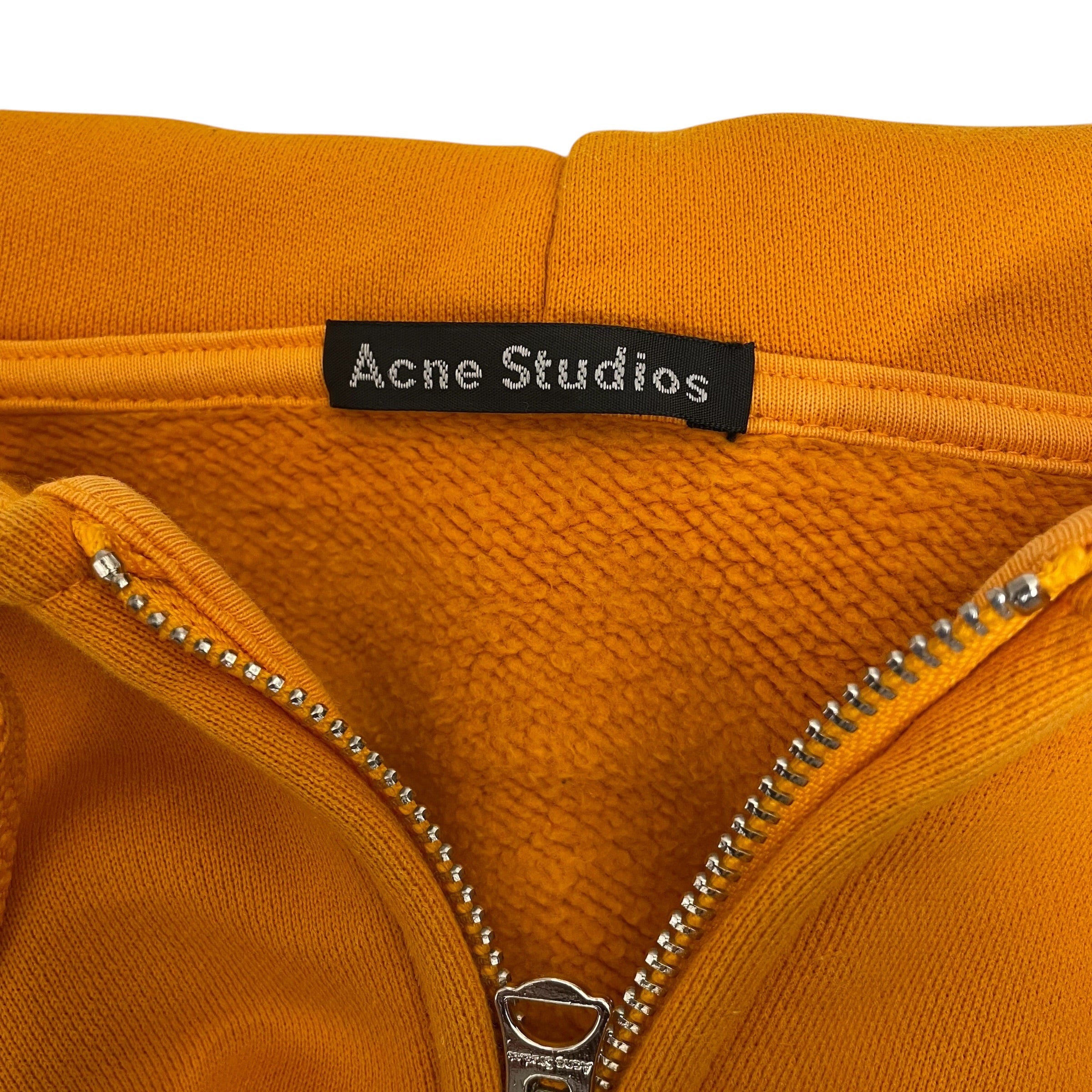 Acne Studios/Zip Up Hoodie/XS/Cotton/ORN/Smiley view 3