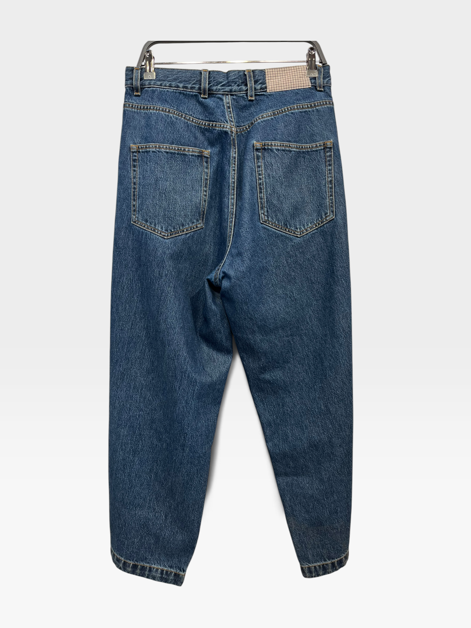 mfpen/Pants/M/Denim/BLU/plaid patch view 2