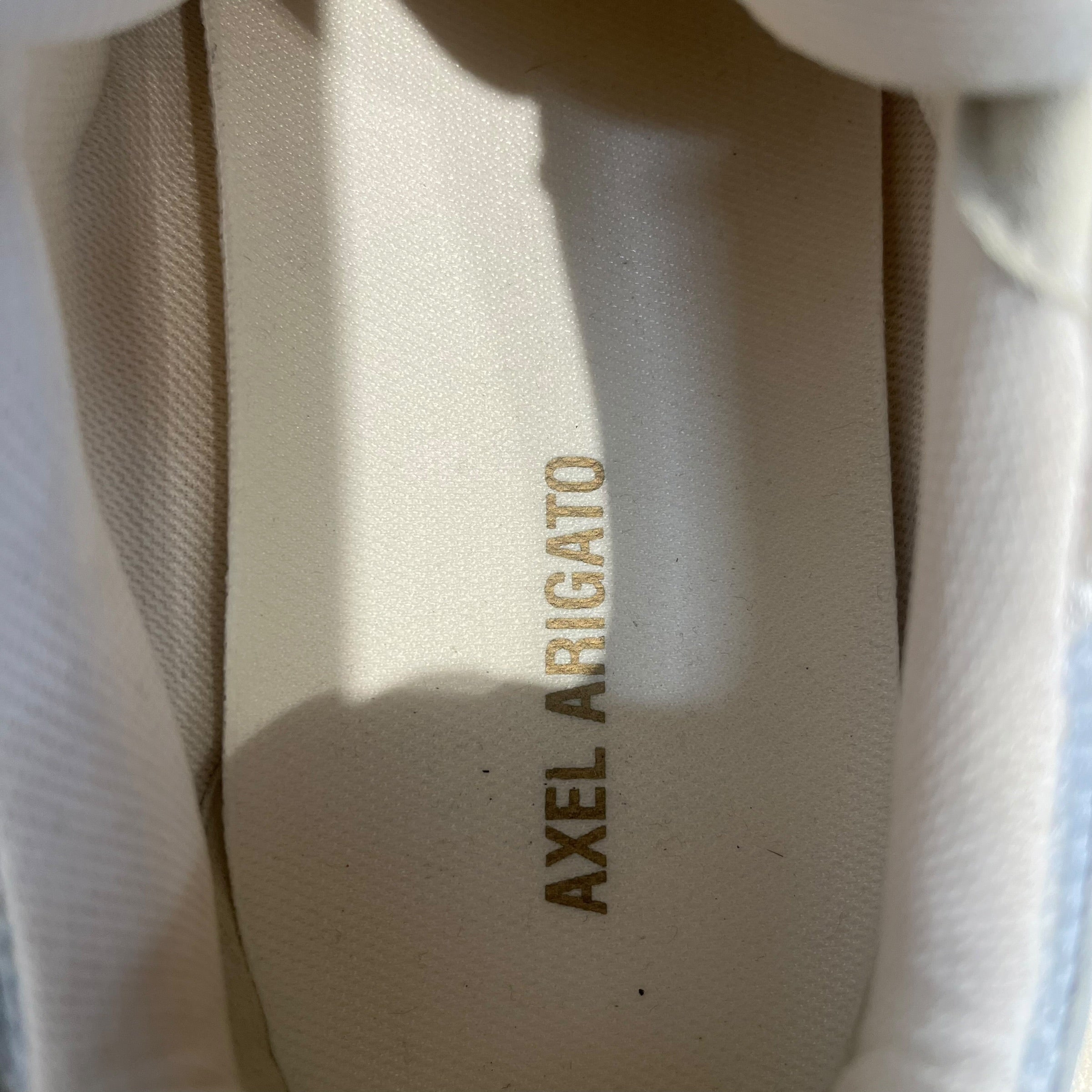 Axel Arigato/Low-Sneakers/US 10/Leather/WHT/SLOW RUNNER GUM SOLE view 3