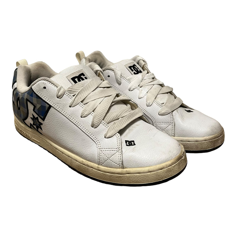 DC SHOES/Low-Sneakers/US 13/Leather/WHT/