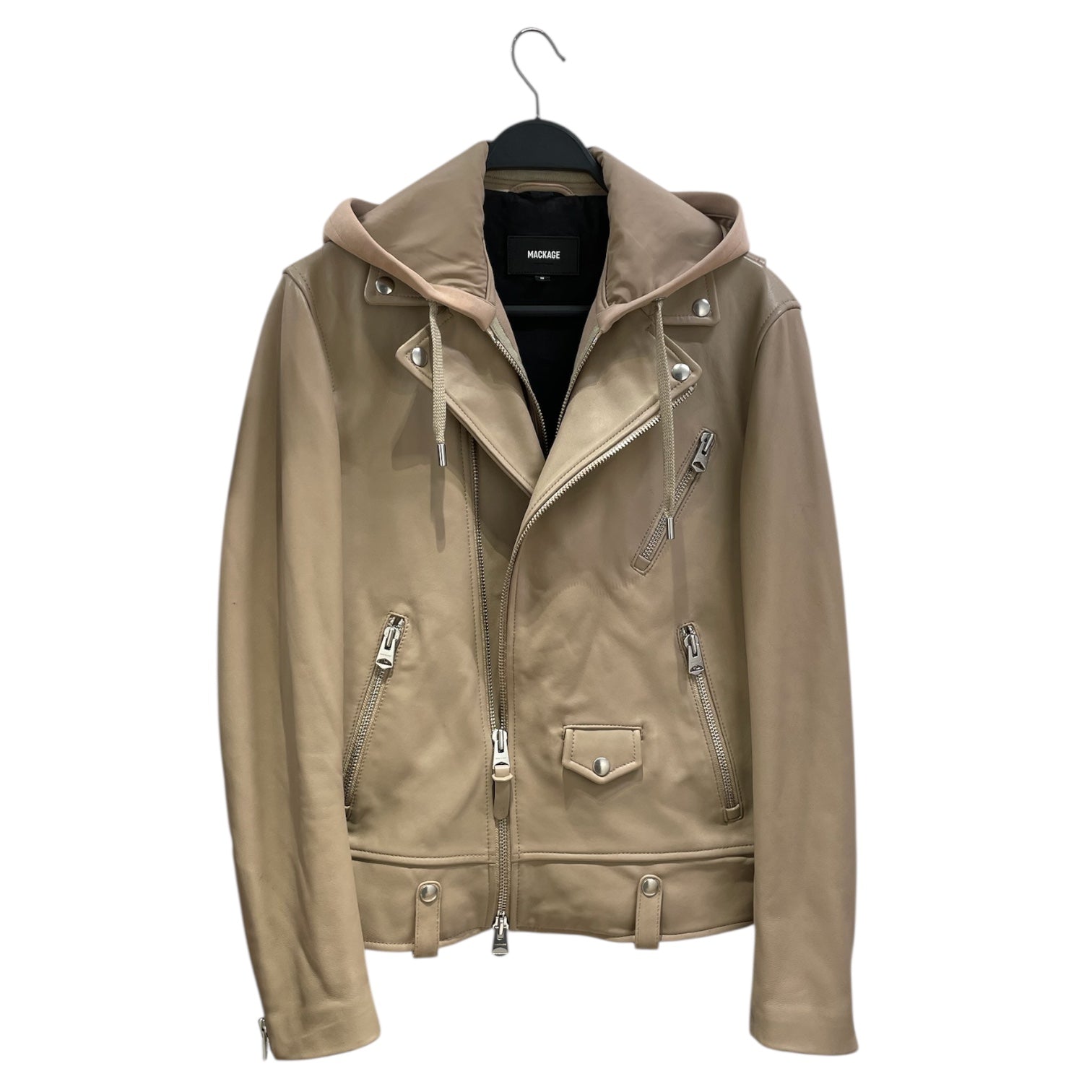 MACKAGE/Leather Jkt/16.5/Lambskin/CRM/Double Breasted/5110000278/MAGNUS-CN view 3