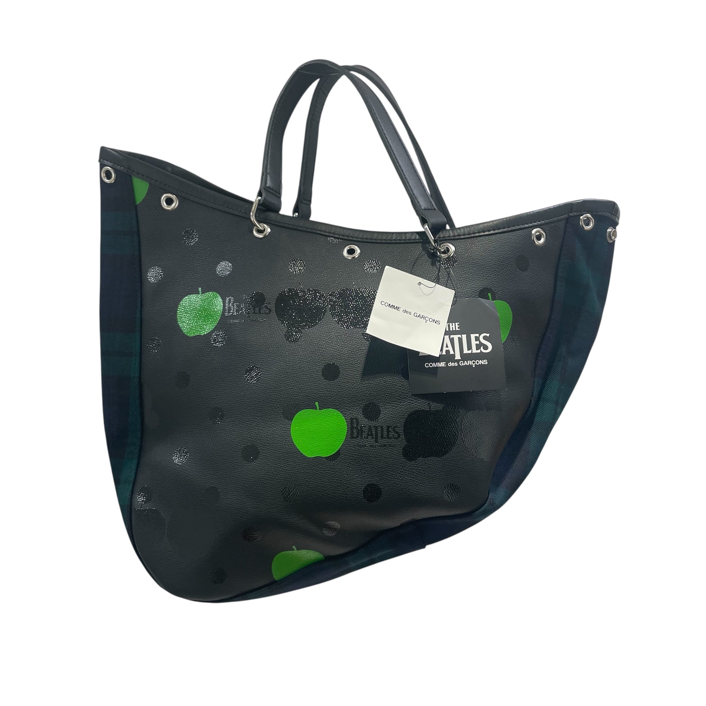 THE BEATLES COMME des GARCONS/Bag/All Over Print/Leather/BLK/ view 1