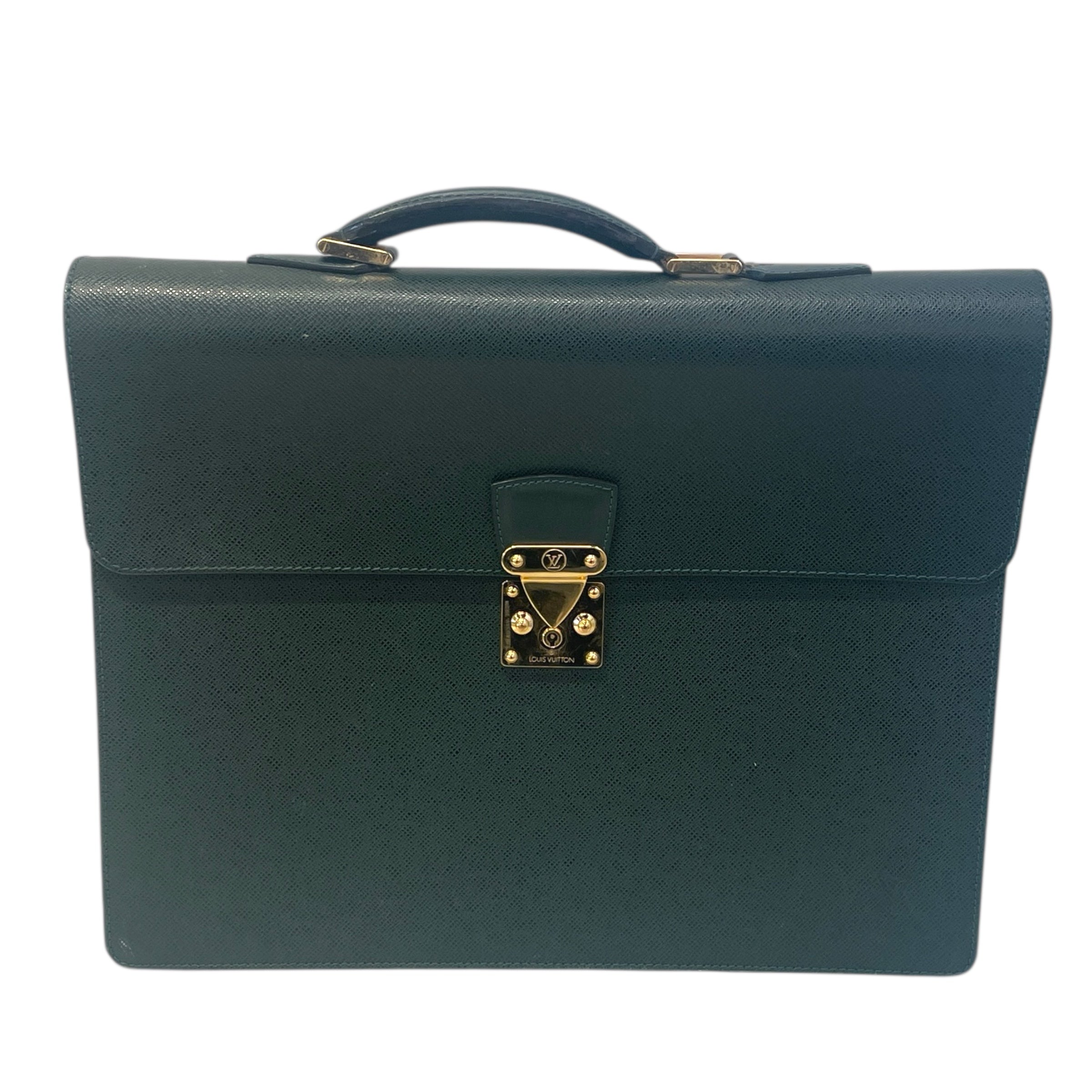 LOUIS VUITTON/Briefcase/Animal Pattern/Leather/GRN/Taiga 2010 view 1