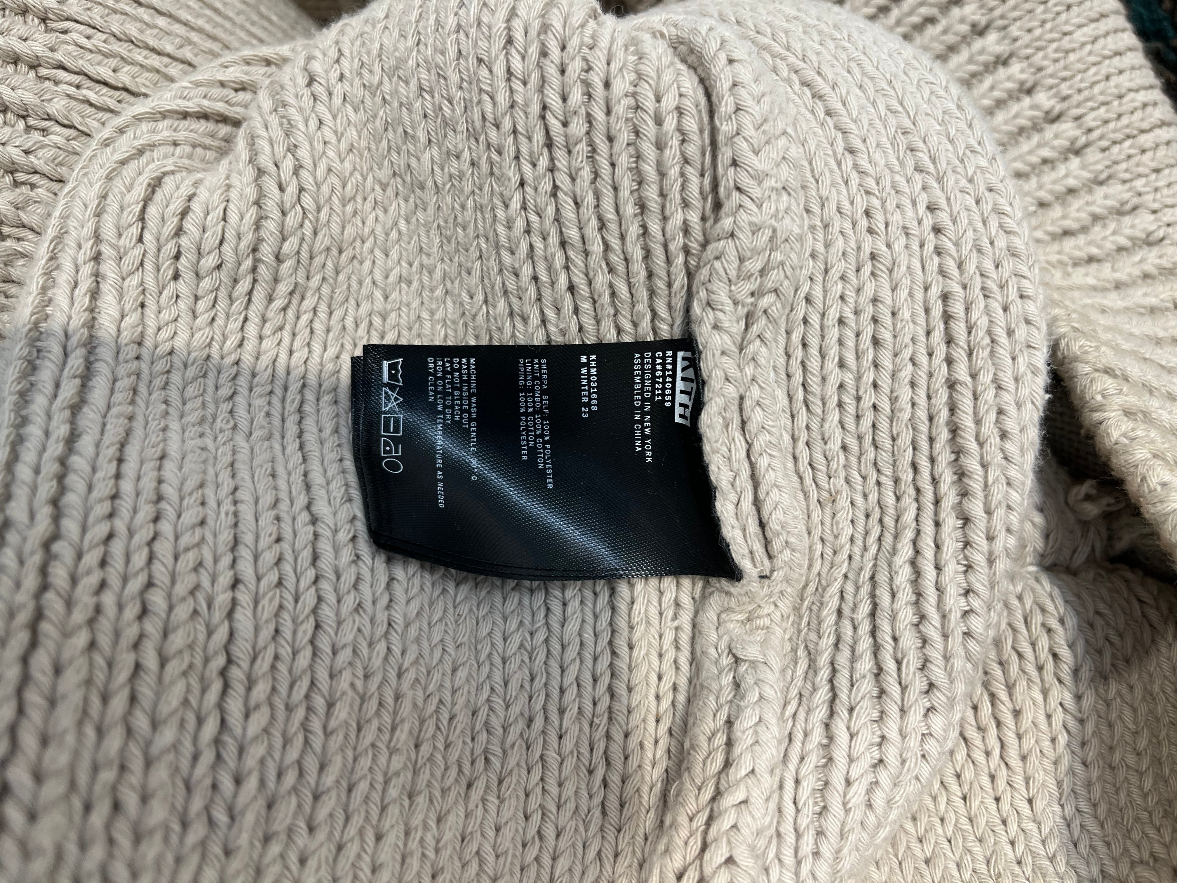 KITH/Sweater/XXXL/Cotton/MLT/SEBASTIAN QUARTER ZIP SWEATER view 4