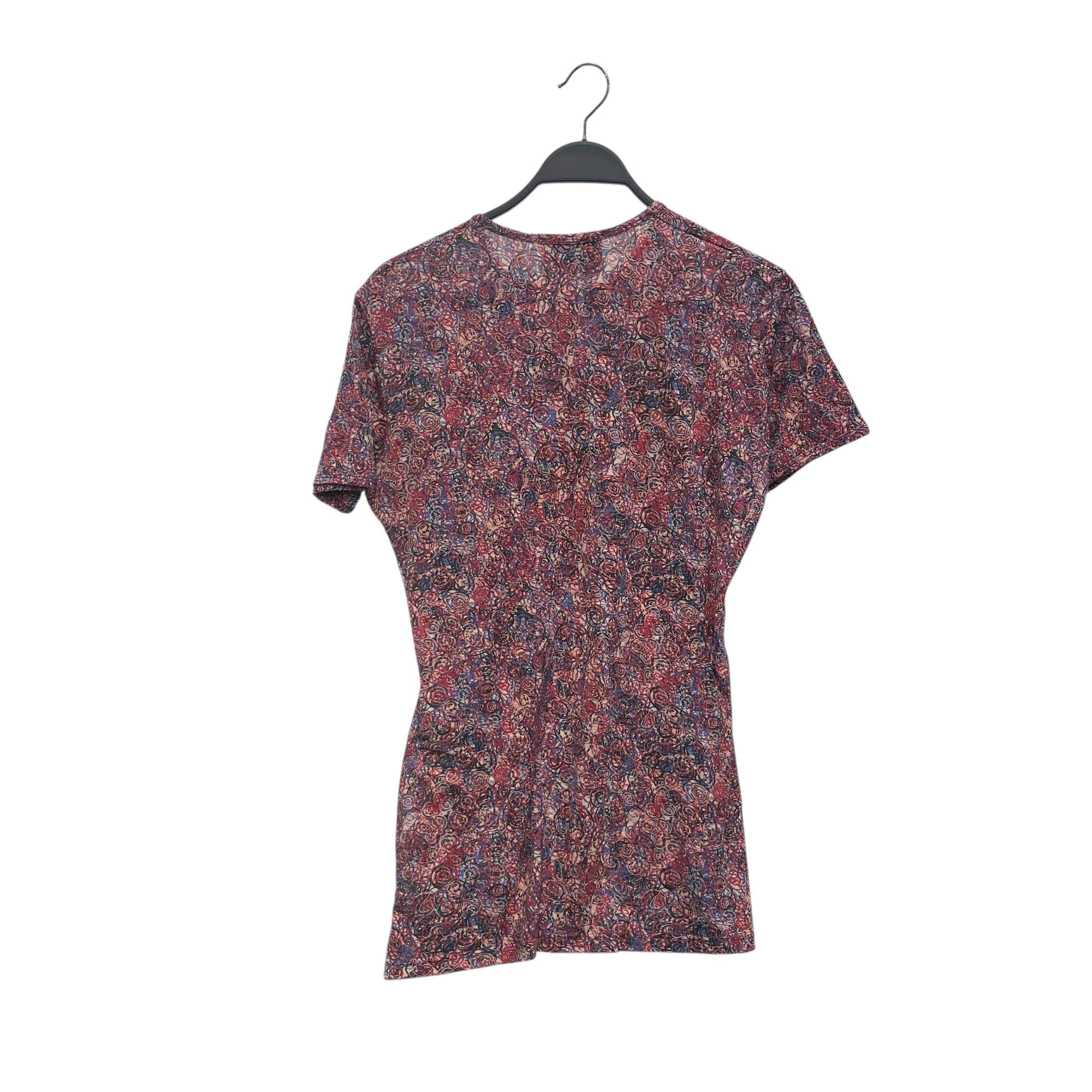 Vivienne Westwood/T-Shirt/L/Cotton/RED/All Over Print/TRUE PUNK SPIRAL PRINT view 2