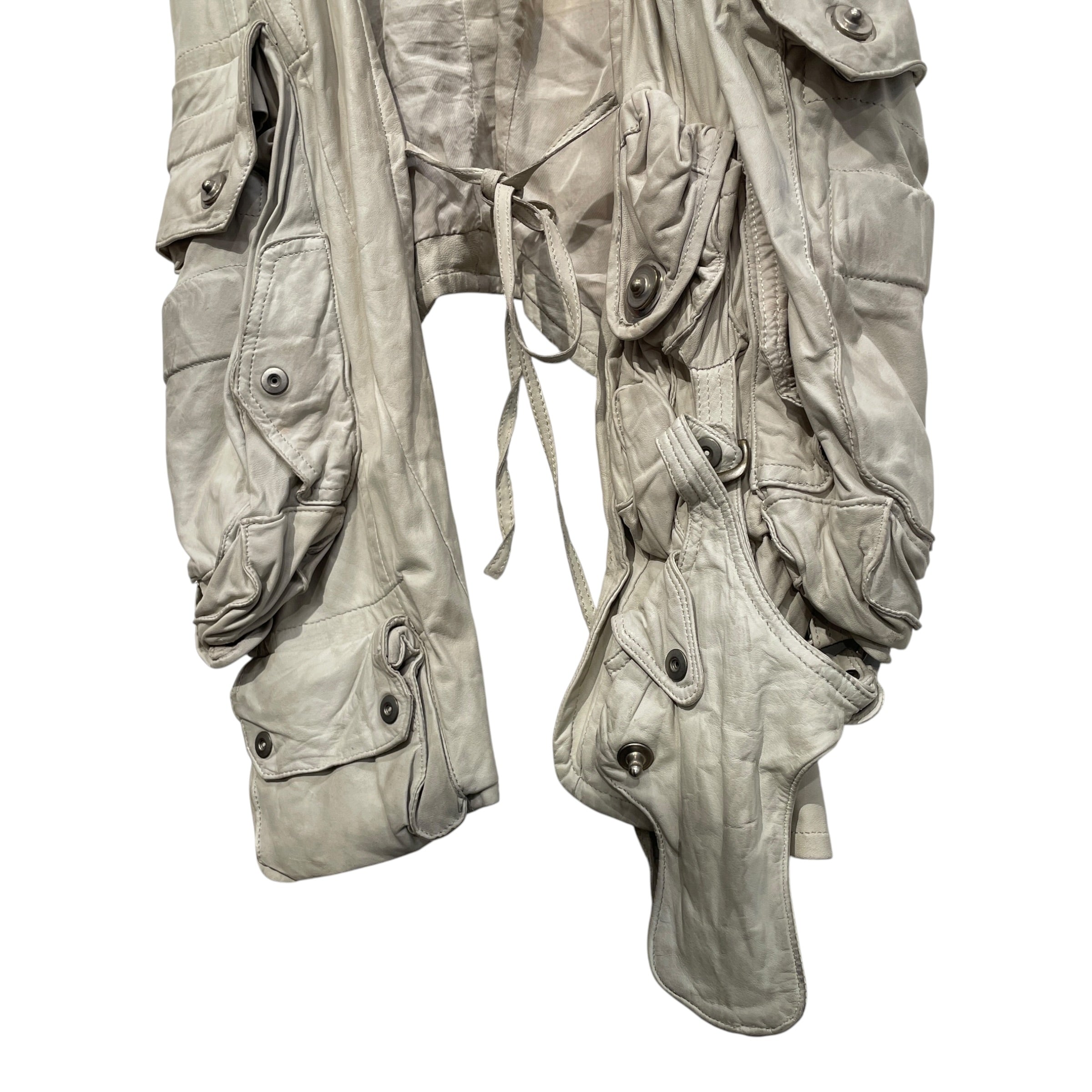 JULIUS/Vest/7/Leather/WHT/Utility/HOLSTER VEST view 3