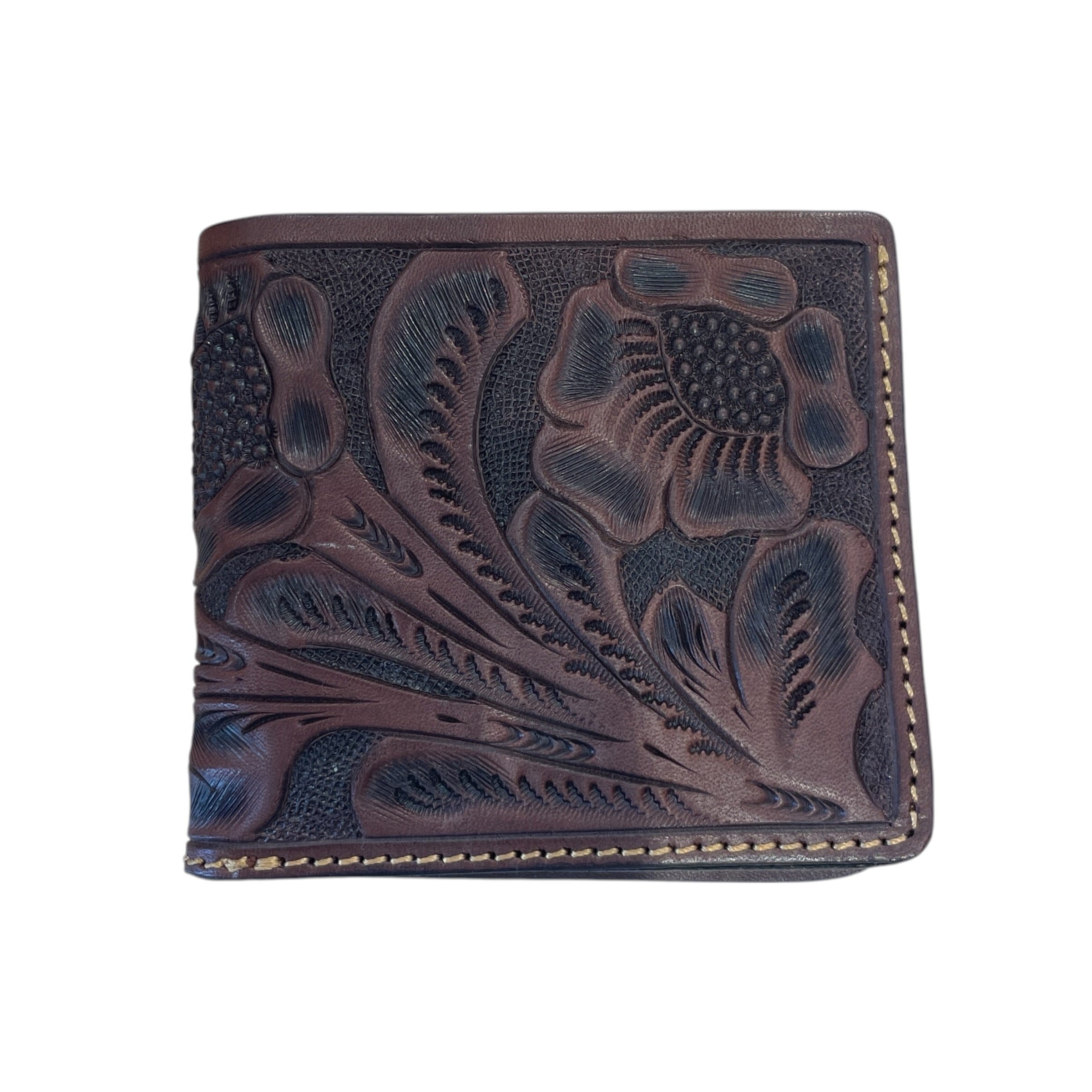 RALPH LAUREN/Trifold Wallet/Leather/BRW/M's/LEATHER TRIFOLD WALLET W/CHAIN view 1