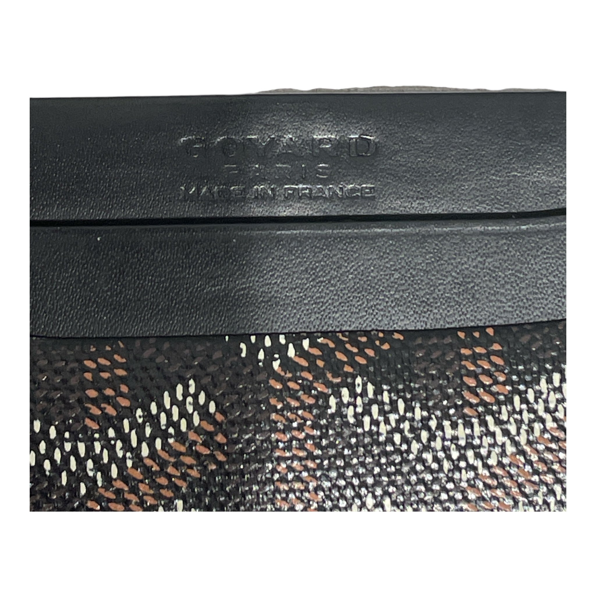 GOYARD/Wallet/Leather/BLK/L's/yell/goyard card holder view 3