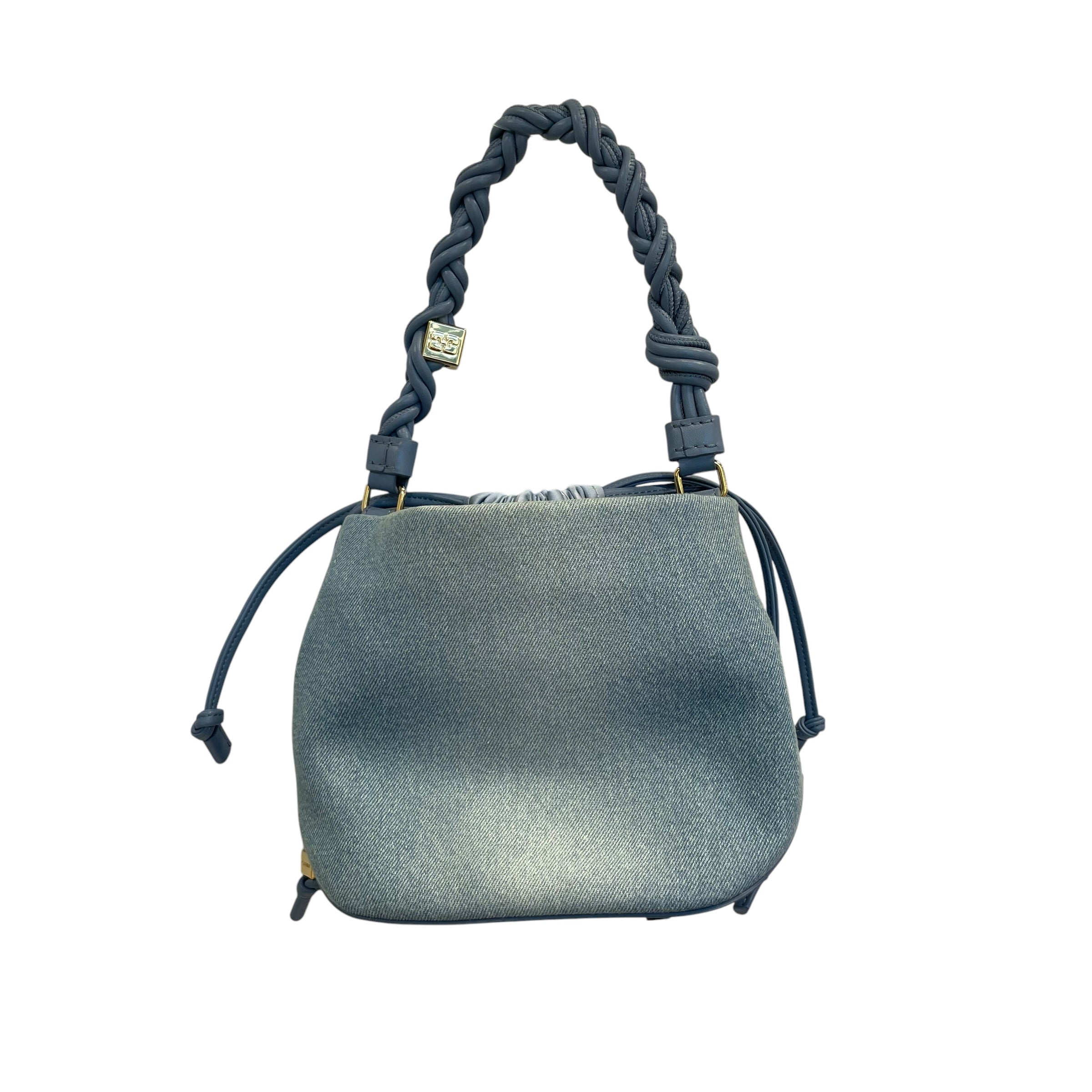 GANNI/Cross Body Bag/gld hard/threaded handle/silk view 2