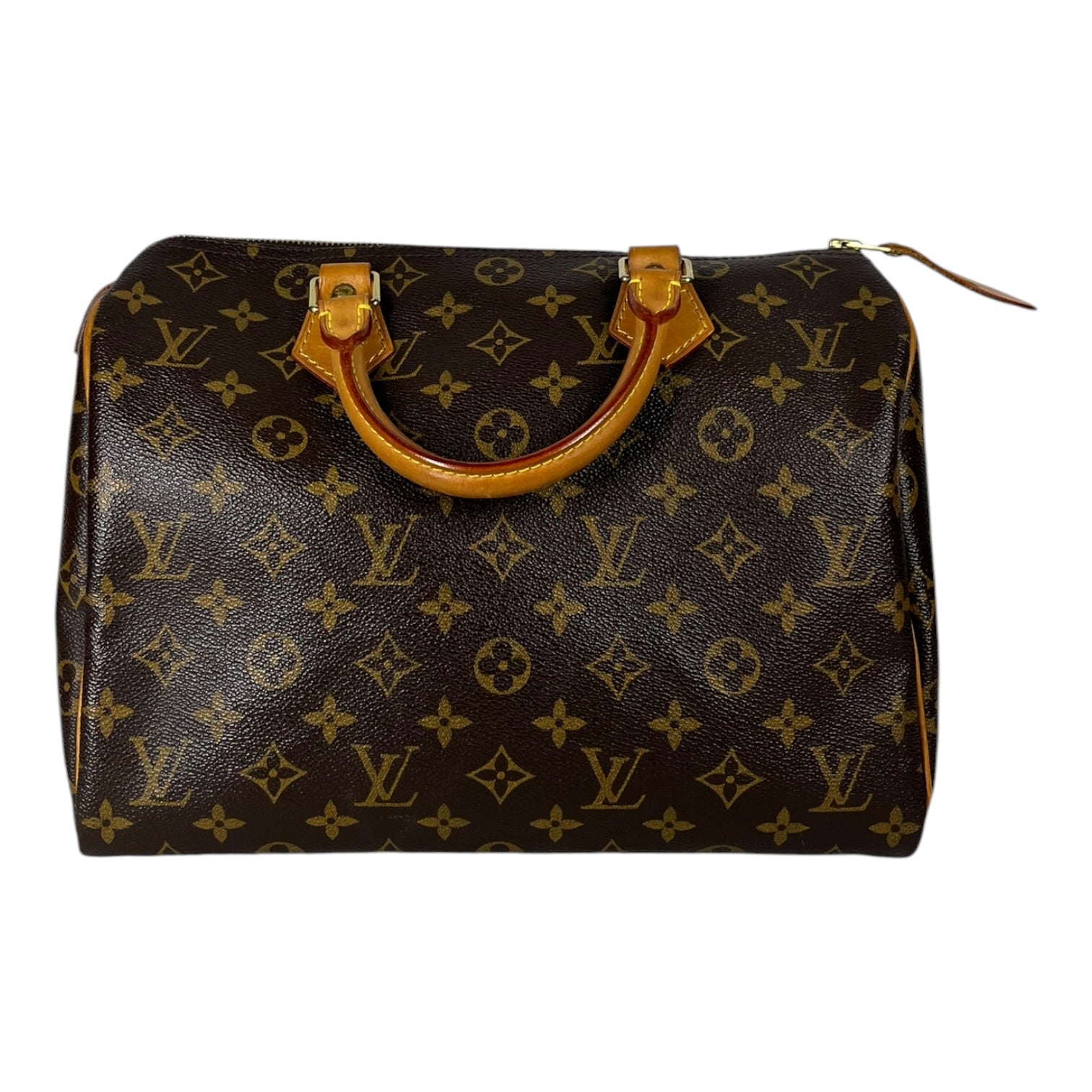 LOUIS VUITTON/Hand Bag/Monogram/Leather/BRW/SPEEDY 30 view 1