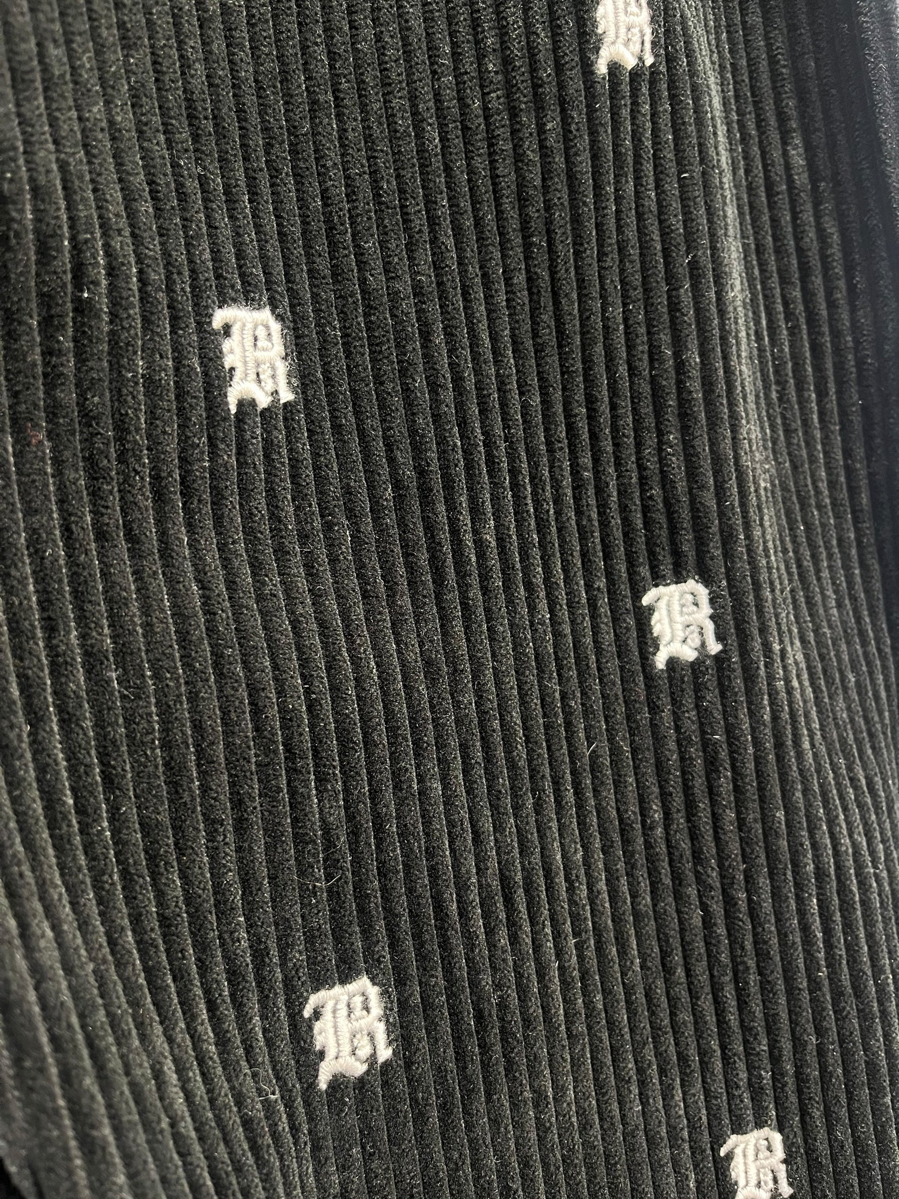 R13/Bottoms/26/Cotton/BLK/EMBROIDERED LOGO CORDUROY view 4